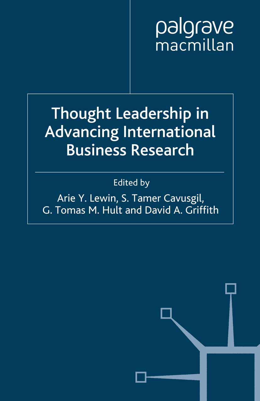 Thought Leadership in Advancing International Business Research