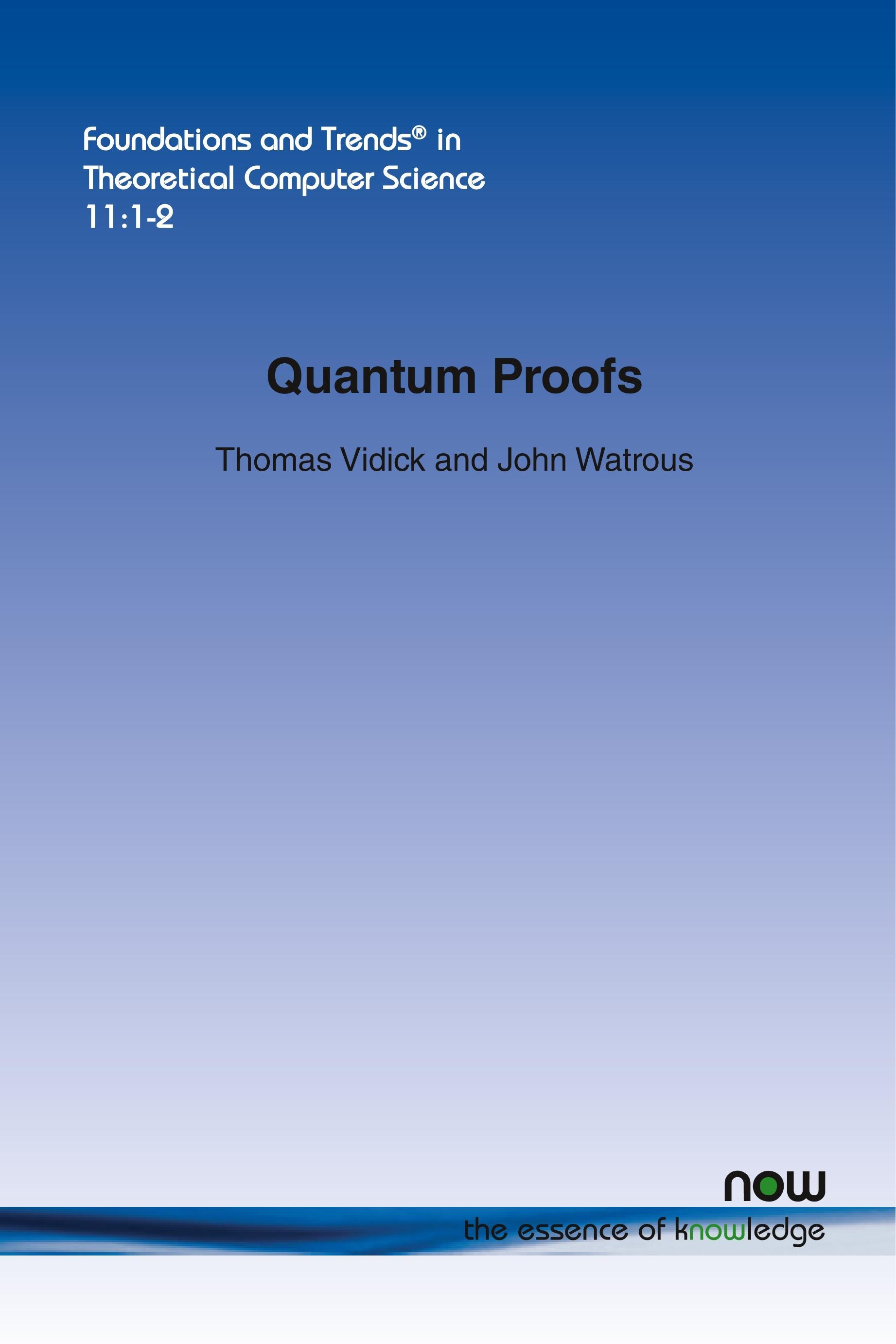 Quantum Proofs