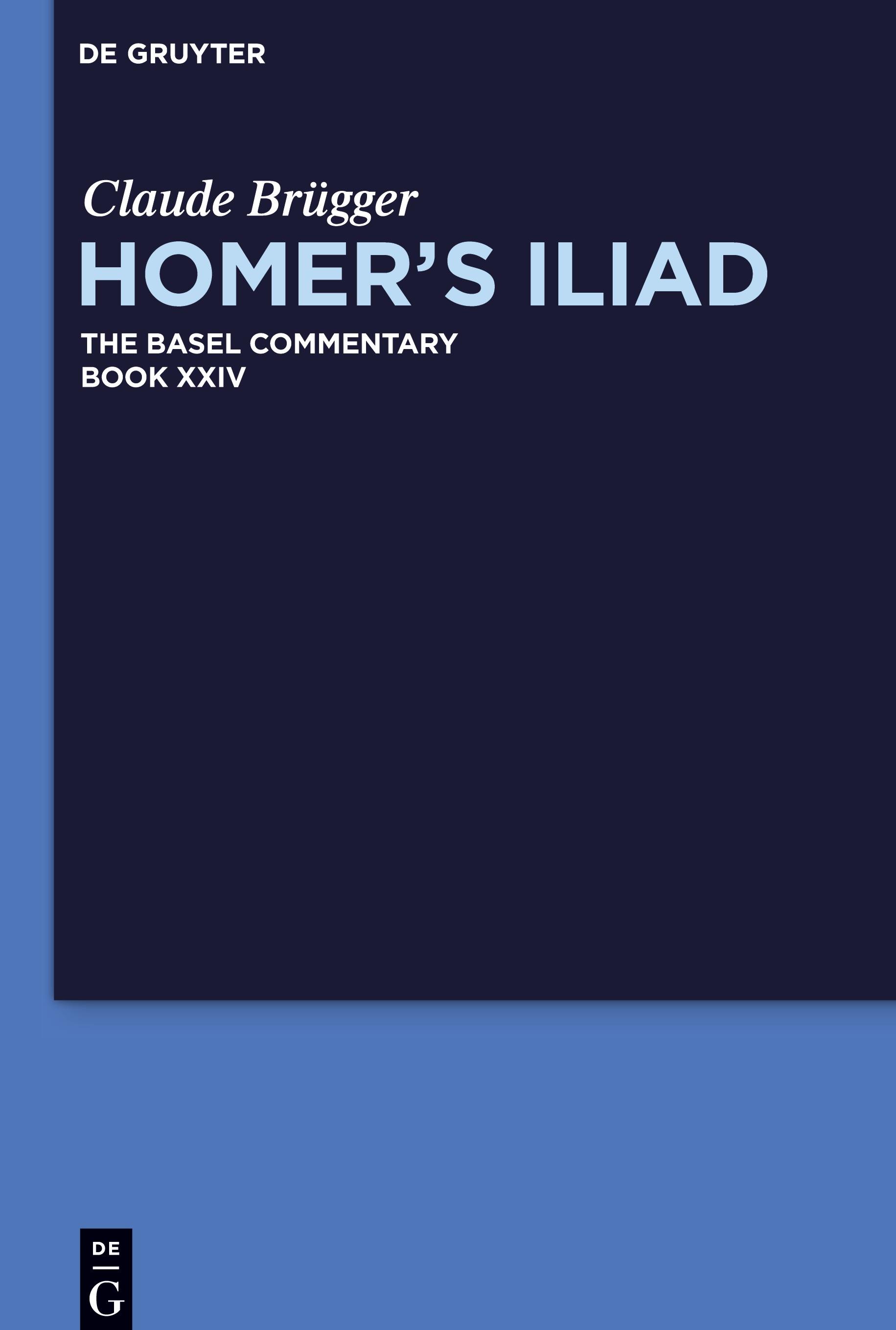 Homer¿s Iliad, Book XXIV, Homer¿s Iliad Book XXIV