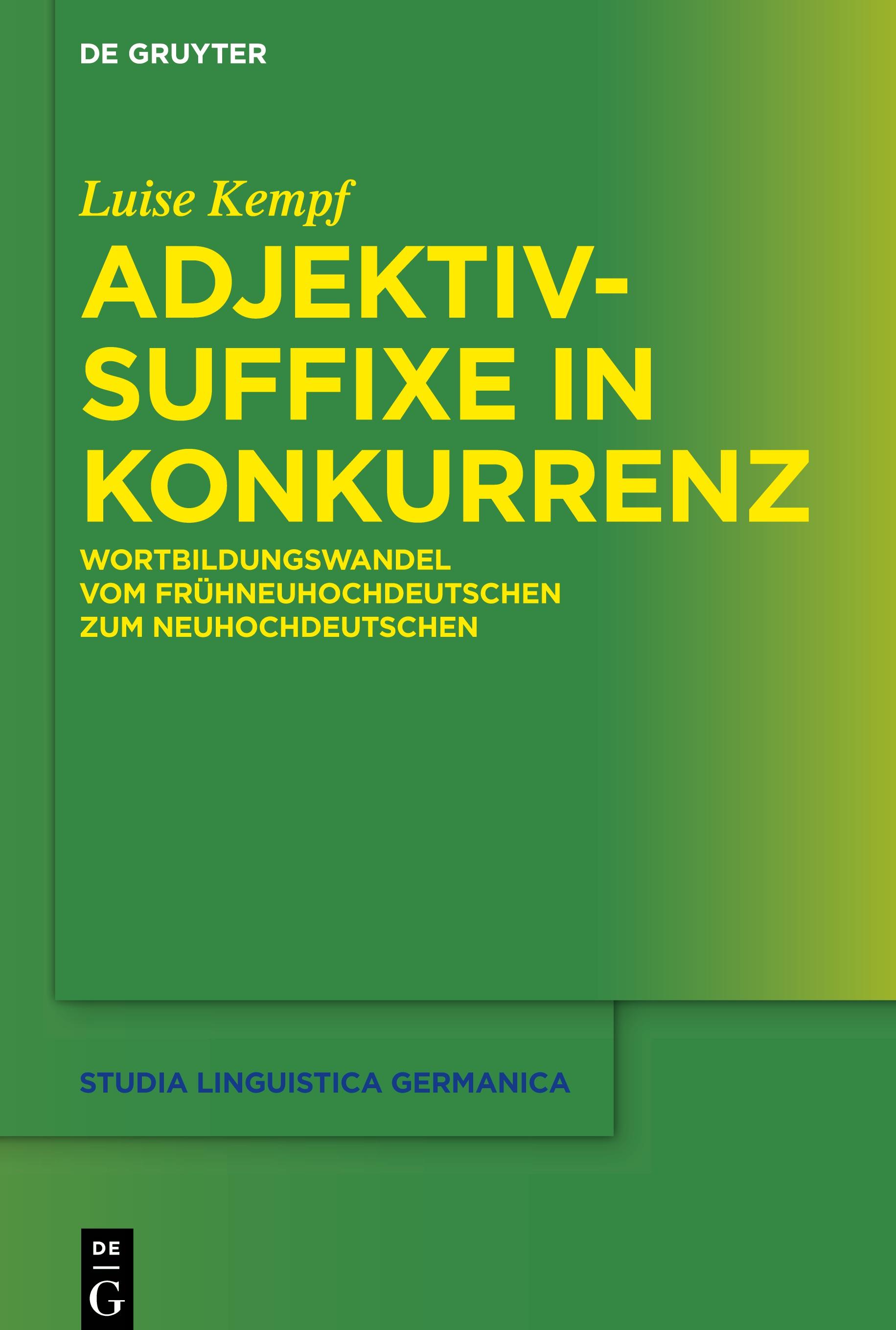 Adjektivsuffixe in Konkurrenz