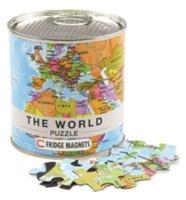 Welt Puzzle Magnets  World Puzzle Magnets, 100 Teile, 23 x 33 cm