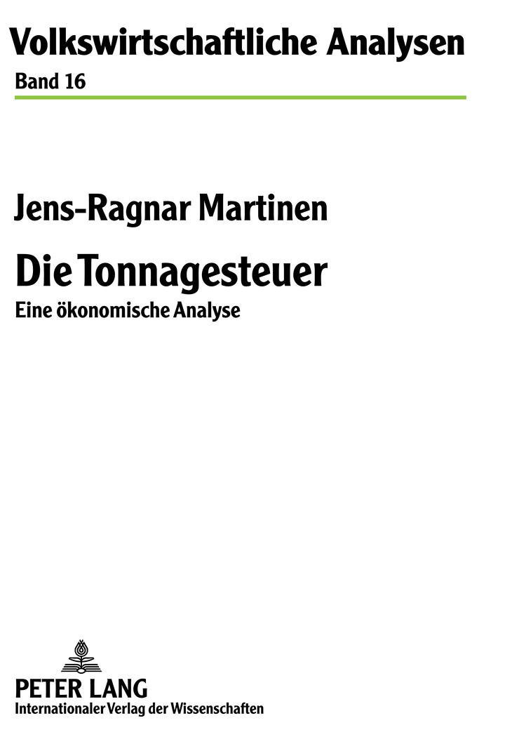 Die Tonnagesteuer