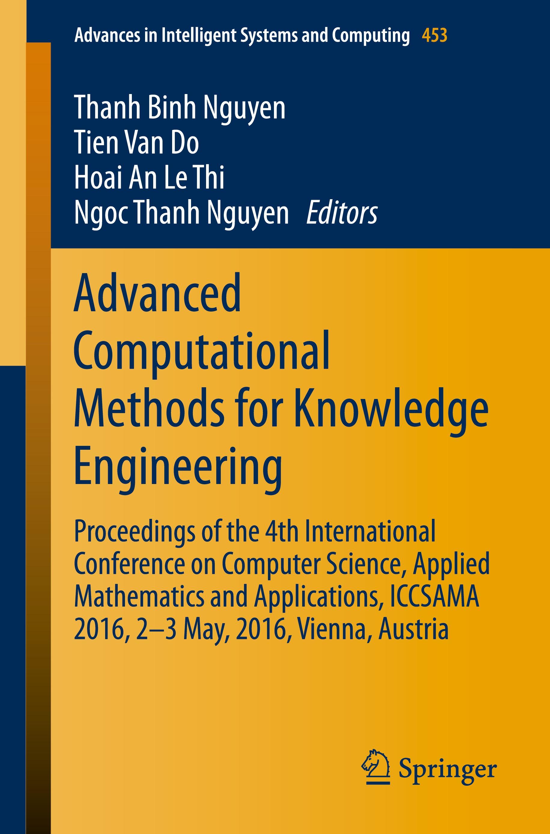 Advanced Computational Methods for Knowledge Engineering