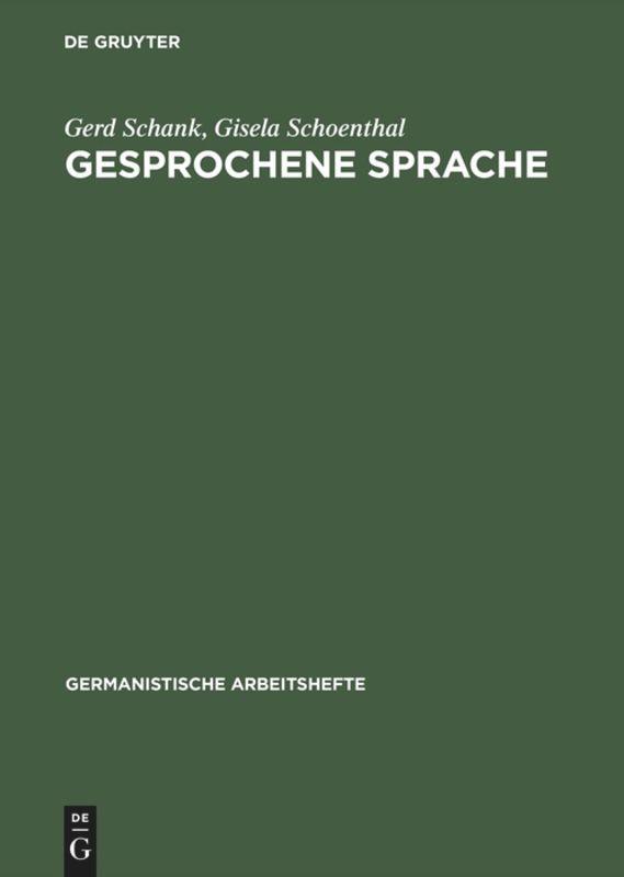 Gesprochene Sprache