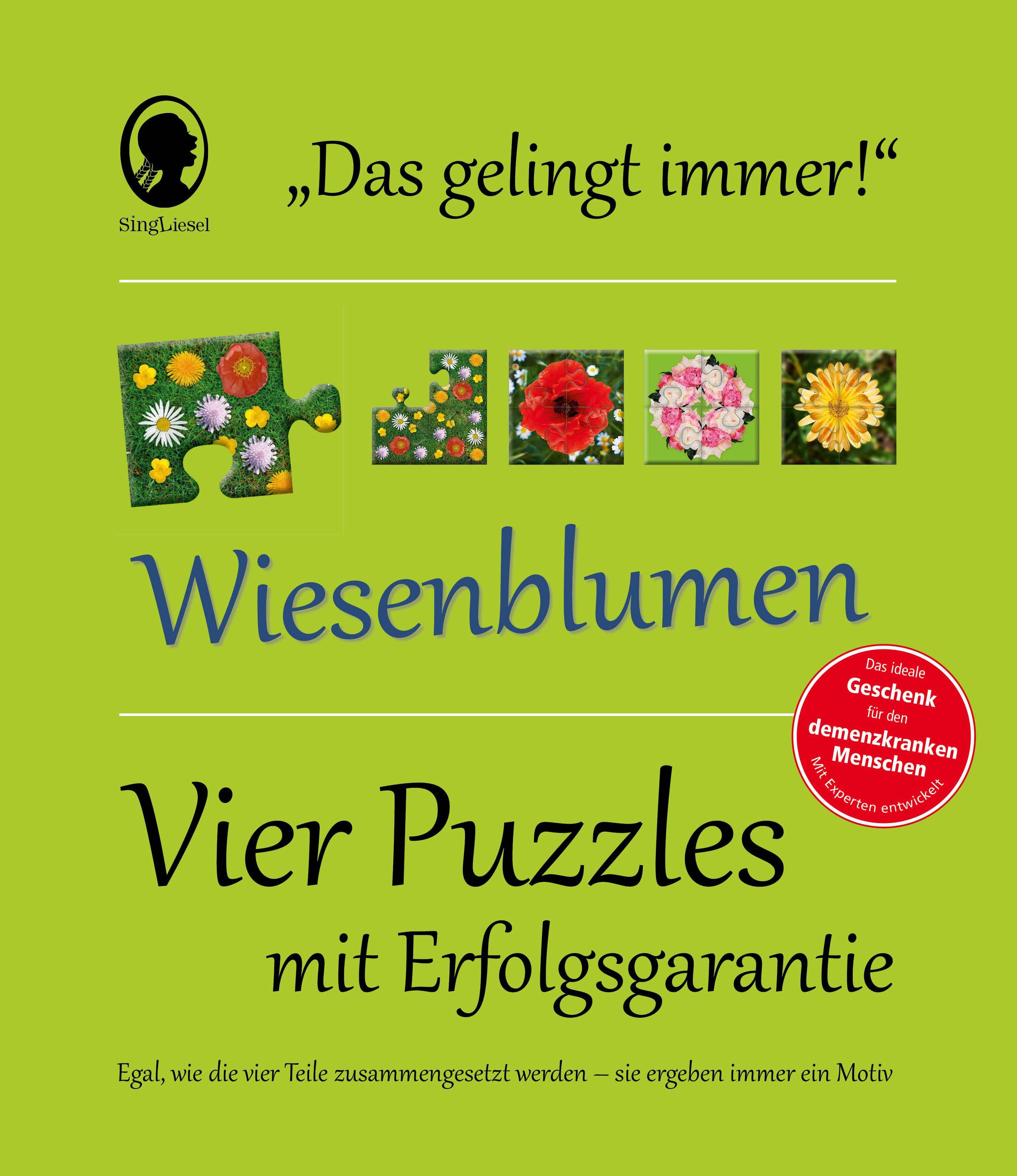 Das "Gelingt-immer"-Puzzle Wiesenblumen