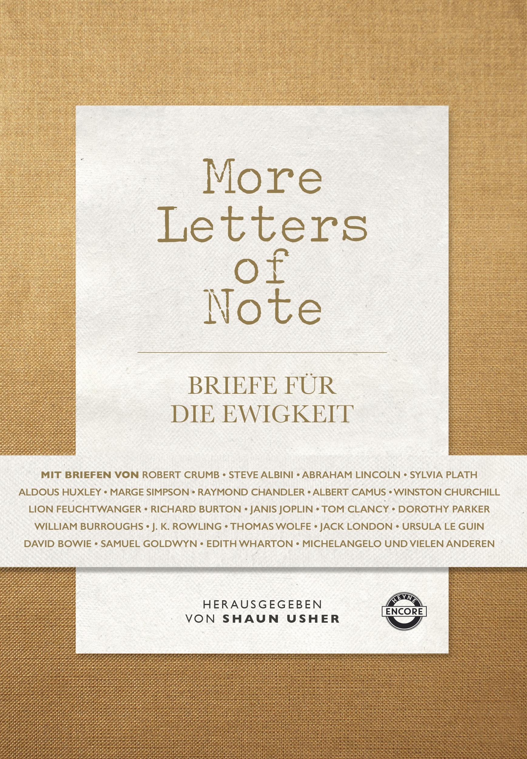 More Letters of Note