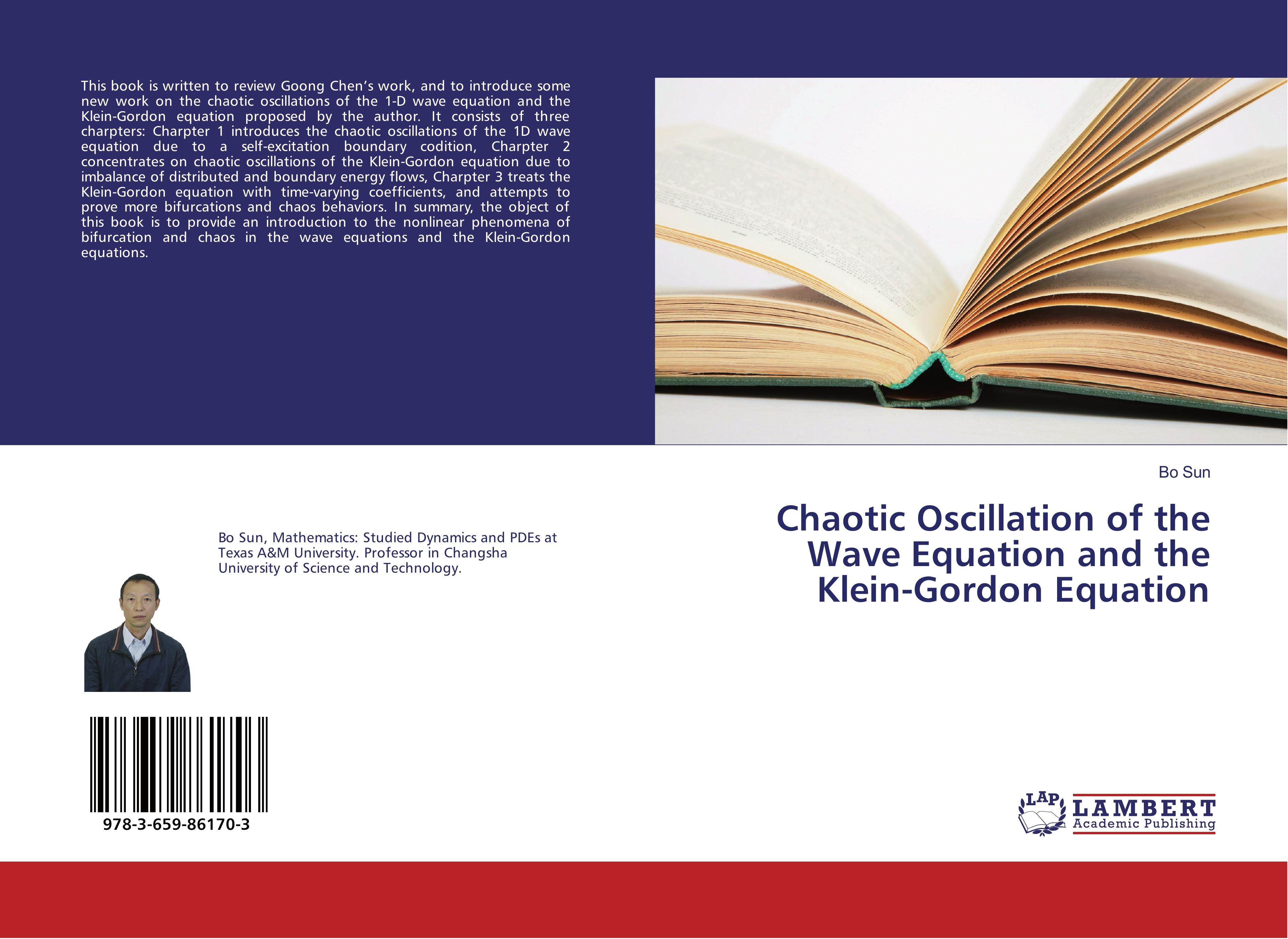 Chaotic Oscillation of the Wave Equation and the Klein-Gordon Equation