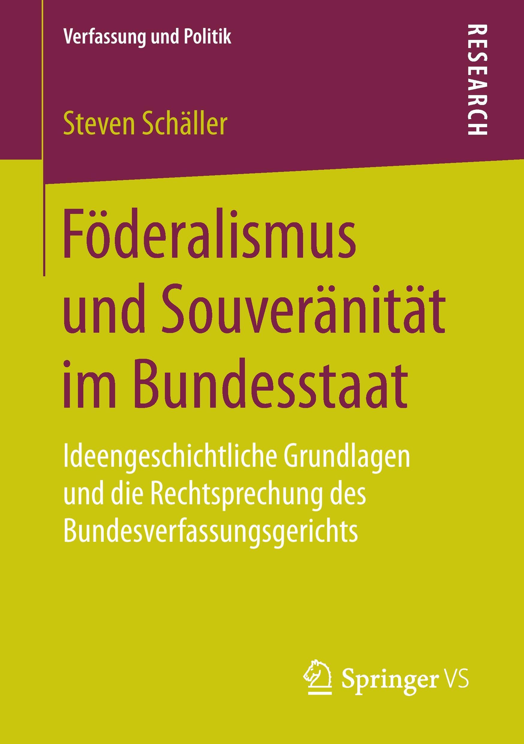 Föderalismus und Souveränität im Bundesstaat