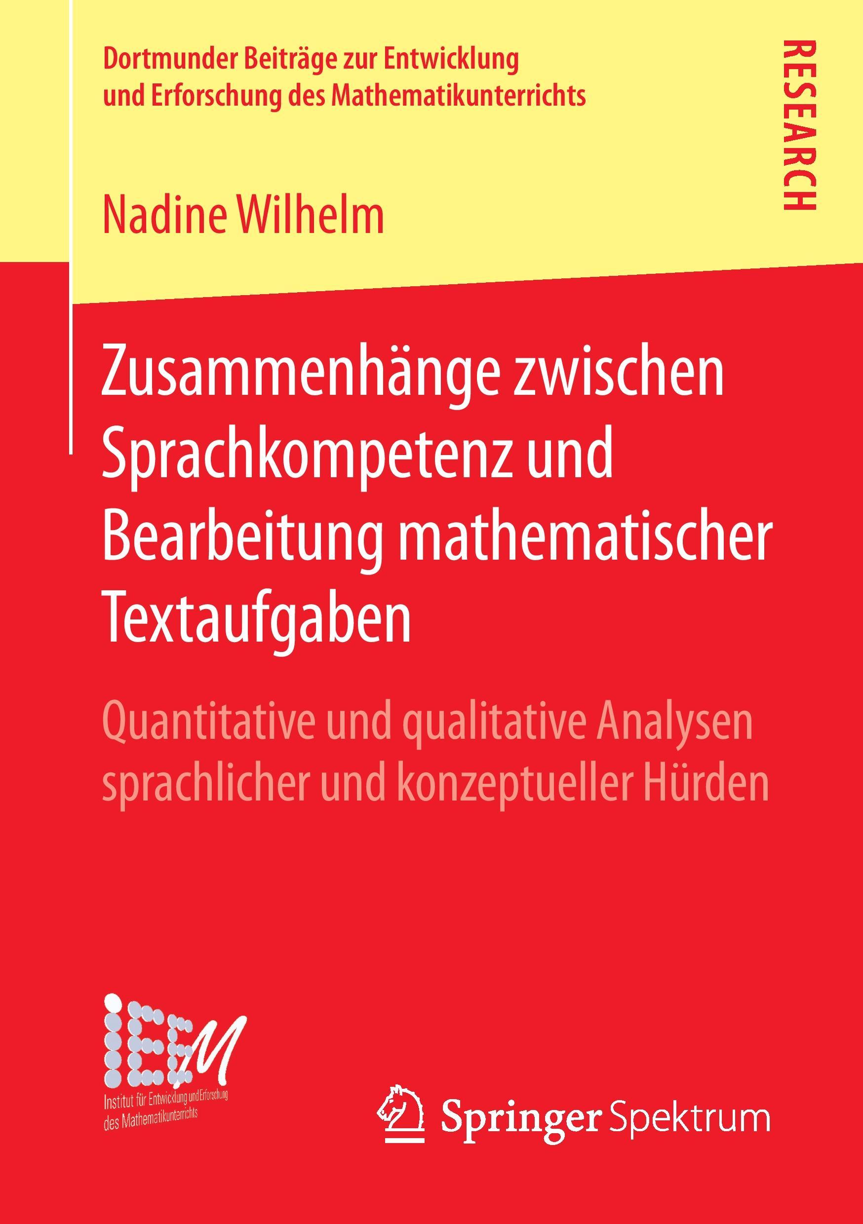 Zusammenhänge zwischen Sprachkompetenz und Bearbeitung mathematischer Textaufgaben