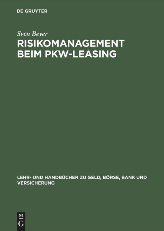 Risikomanagement beim Pkw-Leasing