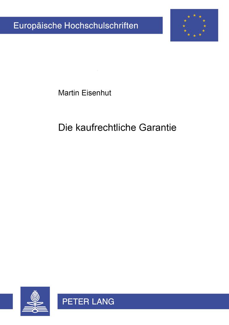 Die kaufrechtliche Garantie