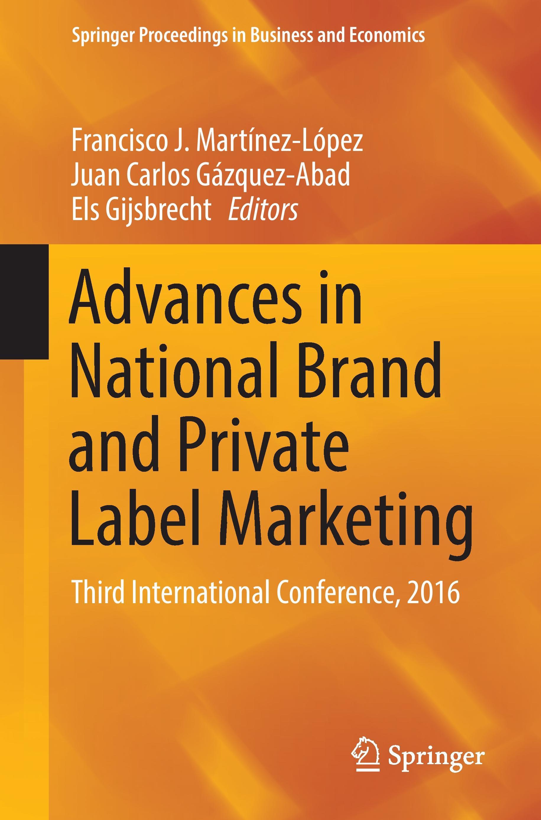 Advances in National Brand and Private Label Marketing