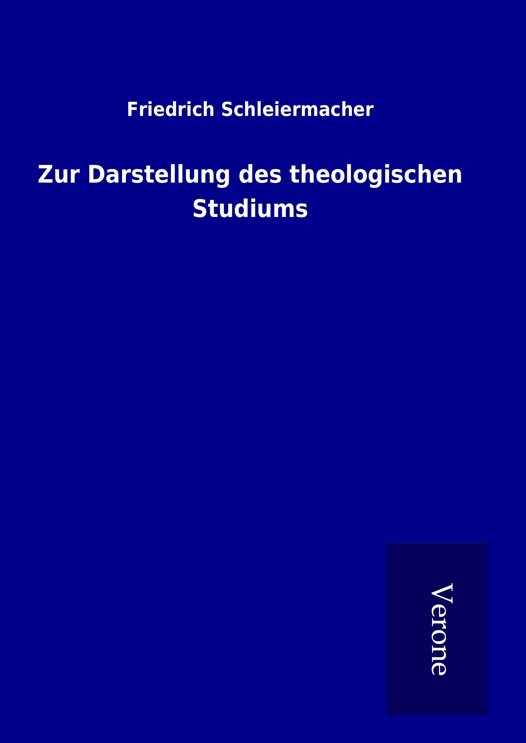 Zur Darstellung des theologischen Studiums