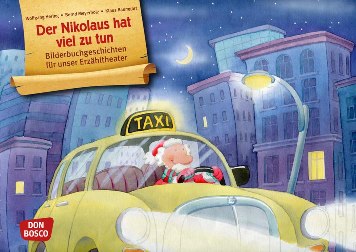 Der Nikolaus hat viel zu tun. Kamishibai Bildkartenset.