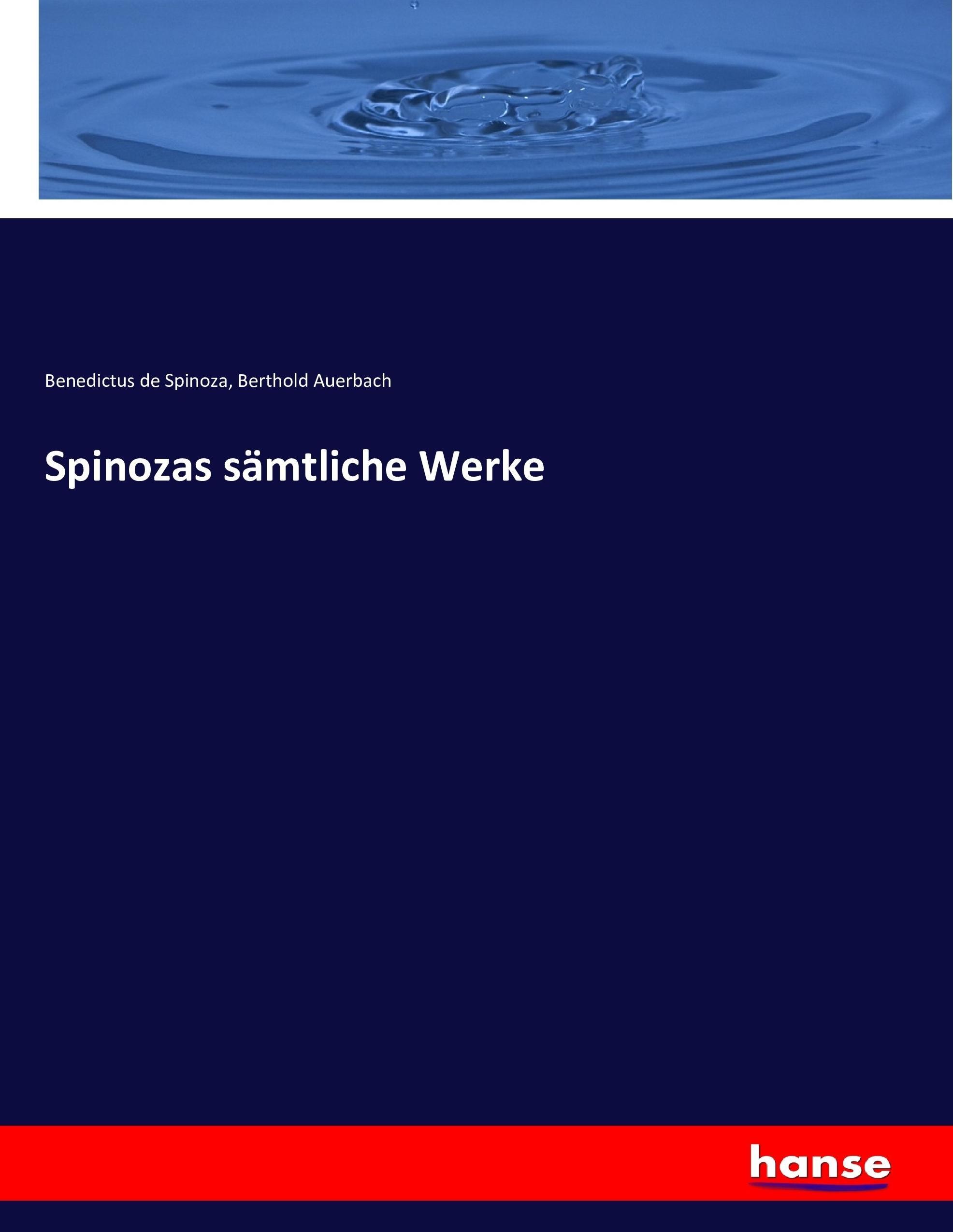 Spinozas sämtliche Werke