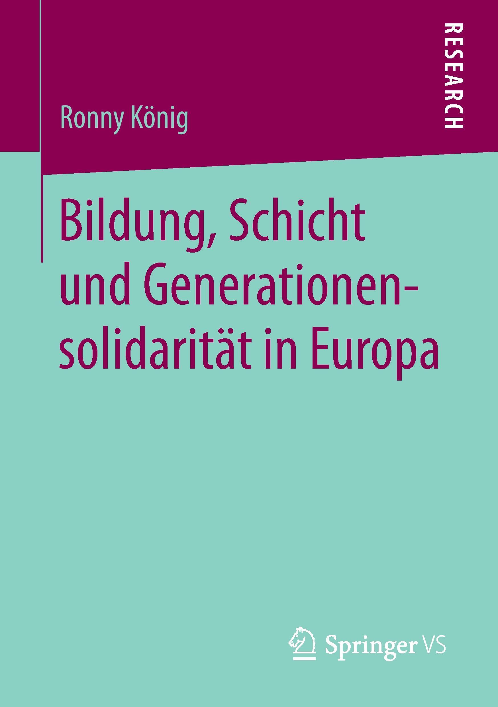 Bildung, Schicht und Generationensolidarität in Europa