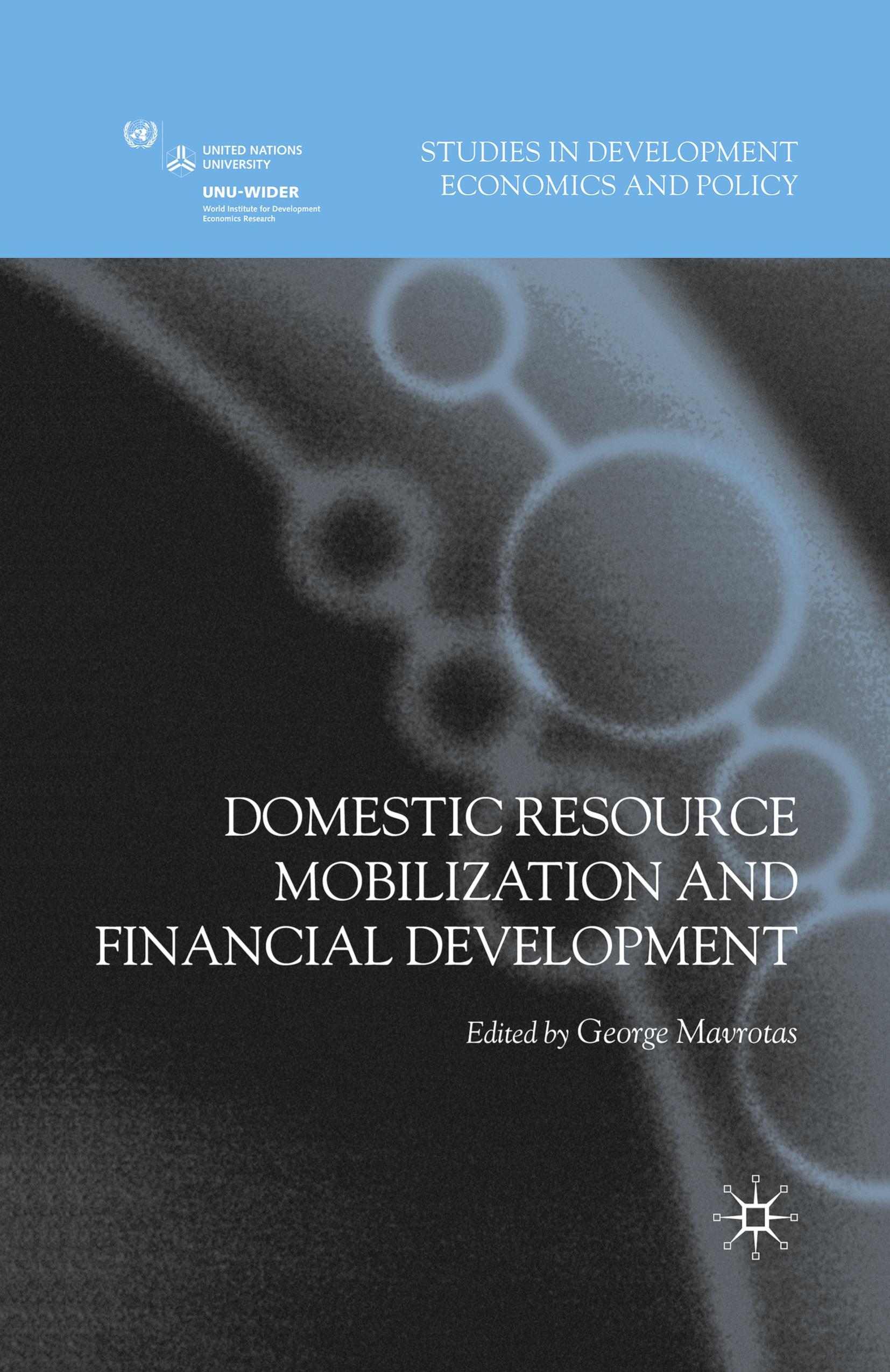 Domestic Resource Mobilization and Financial Development