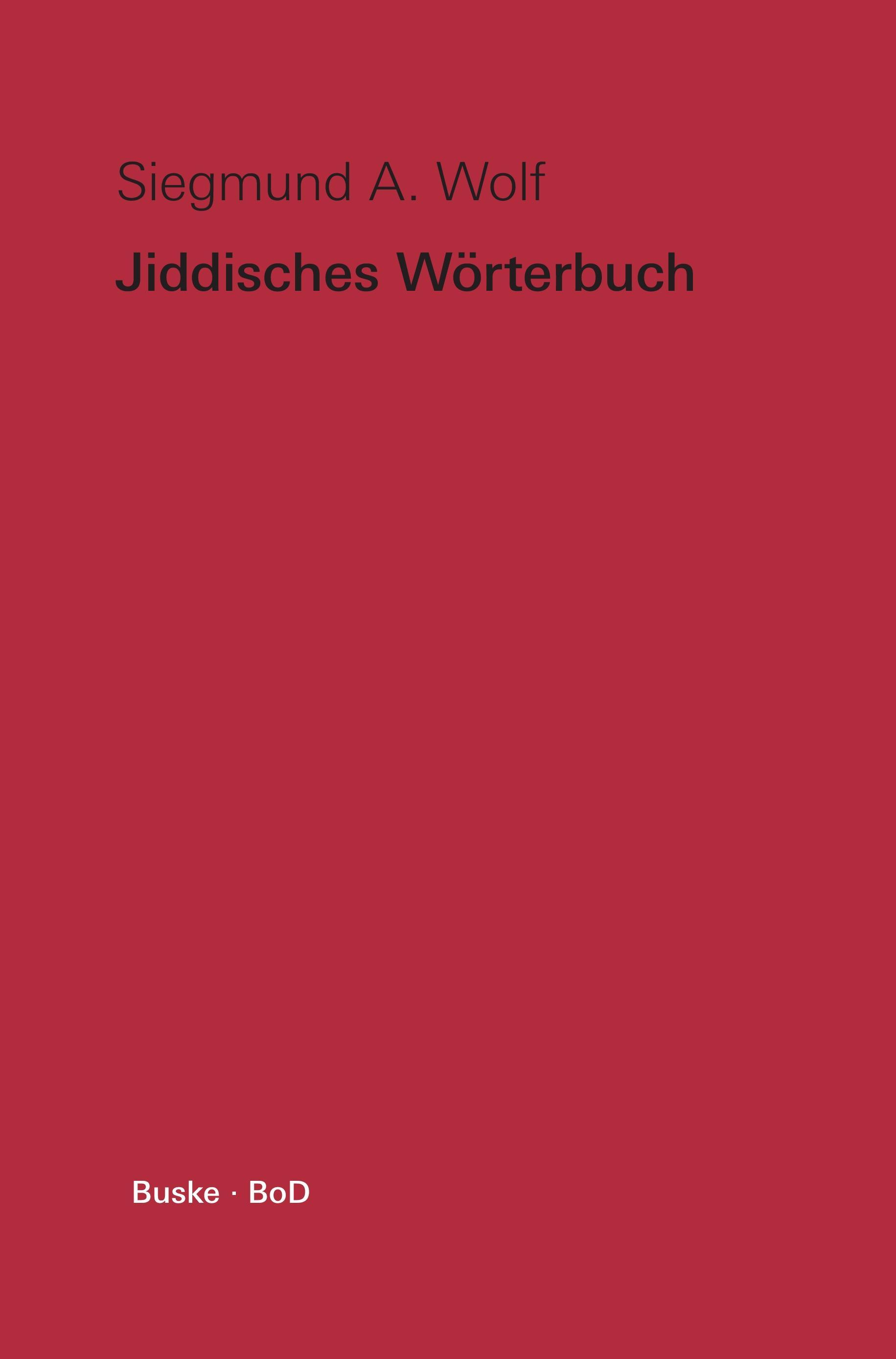 Jiddisches Wörterbuch