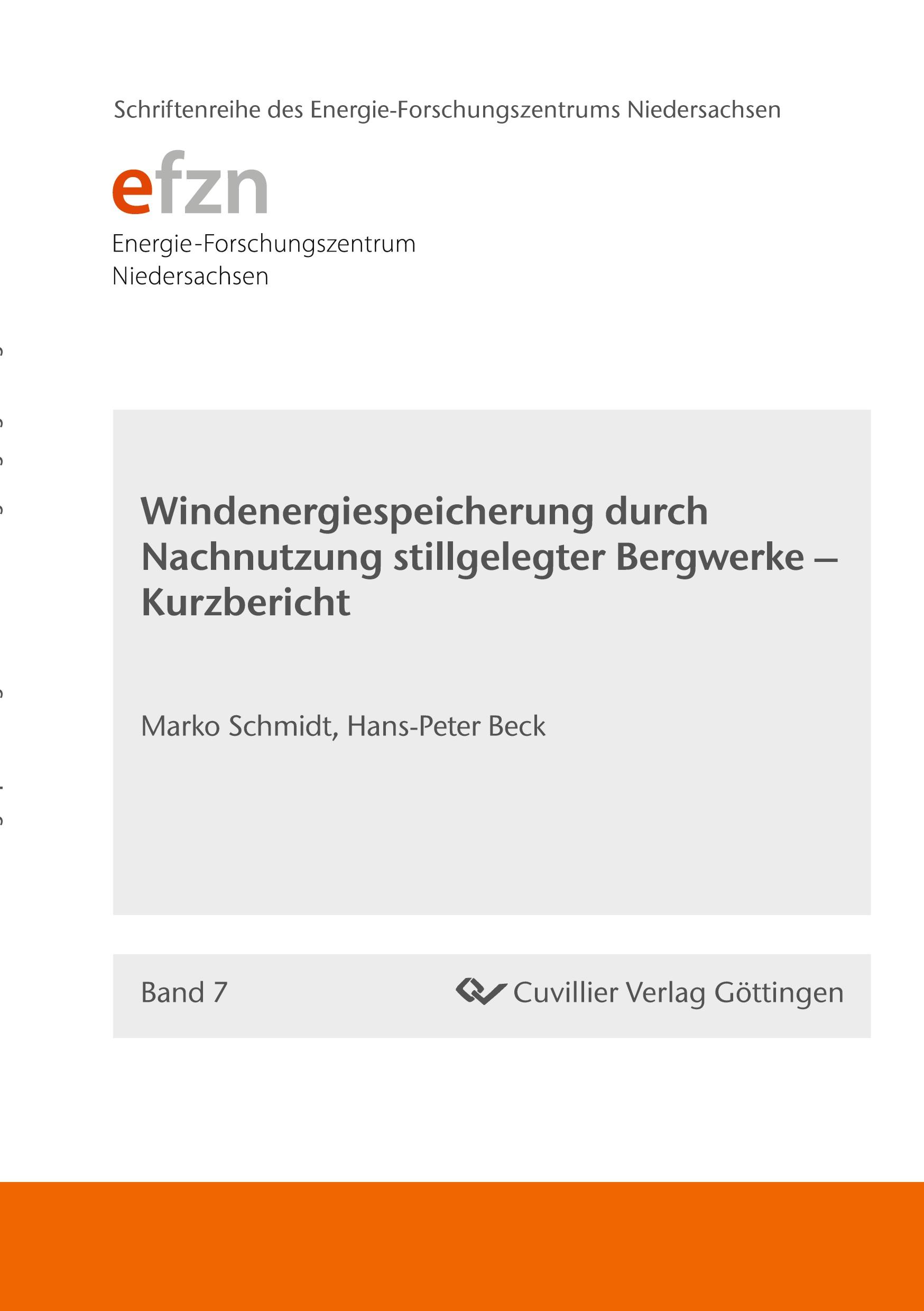 Windenergiespeicherung durch Nachnutzung stillgelegter Bergwerke - Kurzbericht