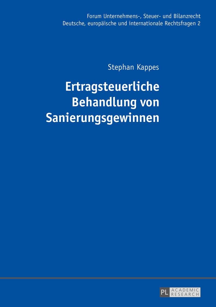 Ertragsteuerliche Behandlung von Sanierungsgewinnen