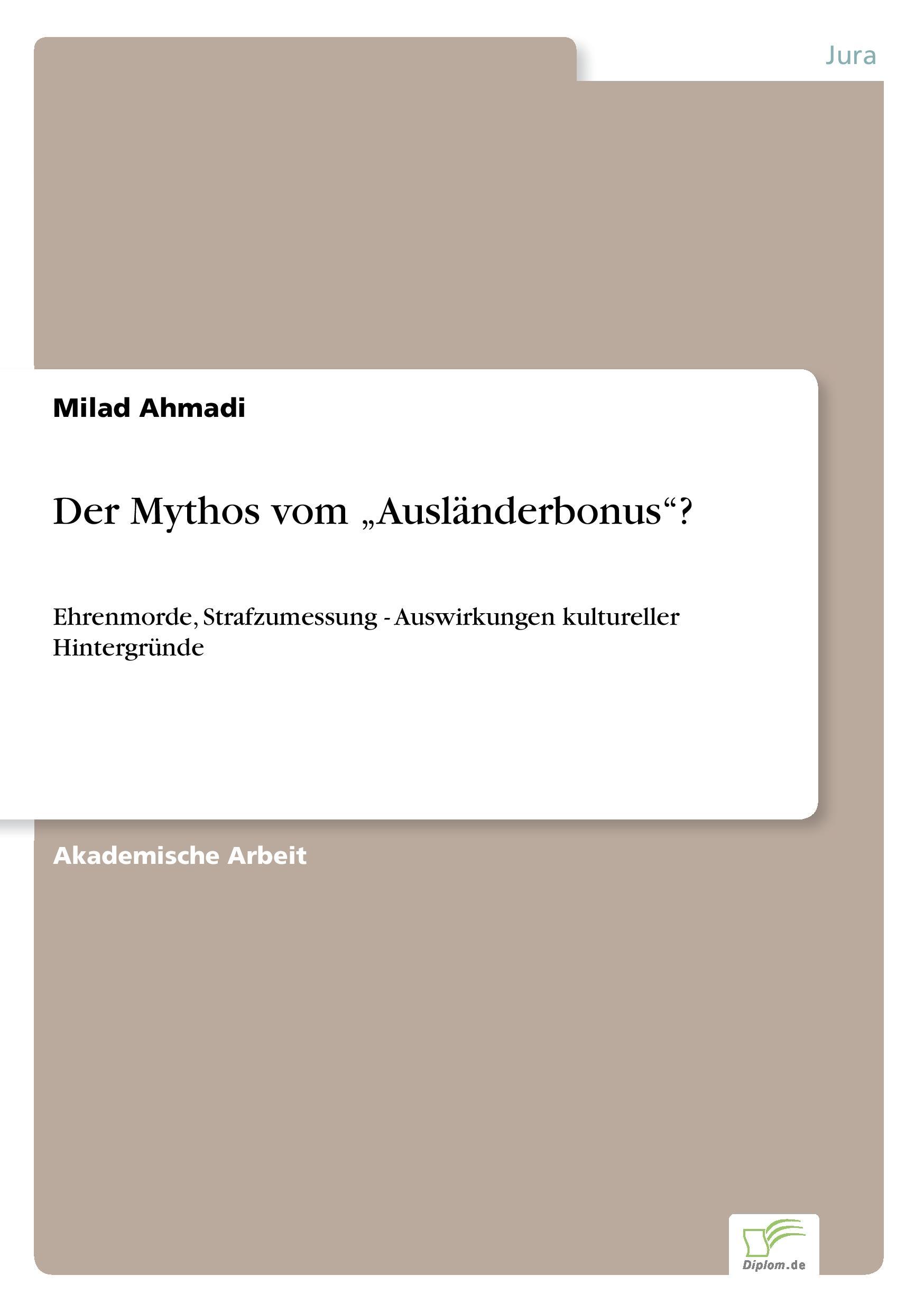 Der Mythos vom ¿Ausländerbonus¿?