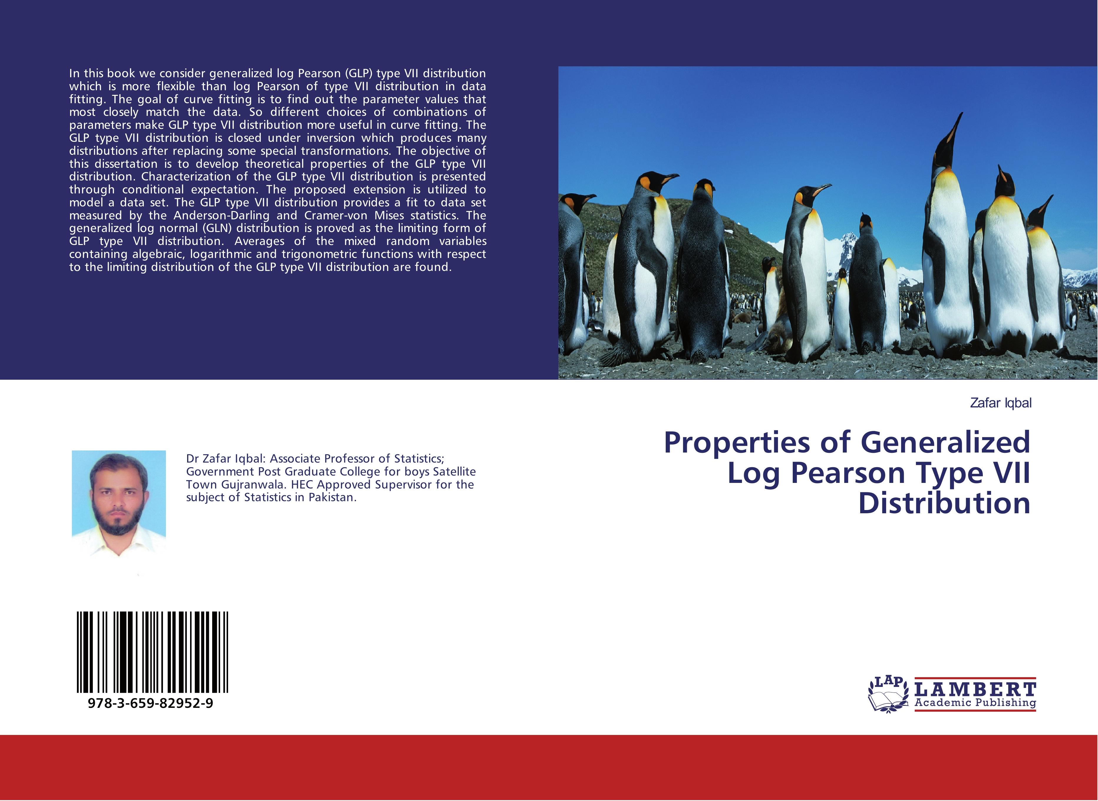 Properties of Generalized Log Pearson Type VII Distribution