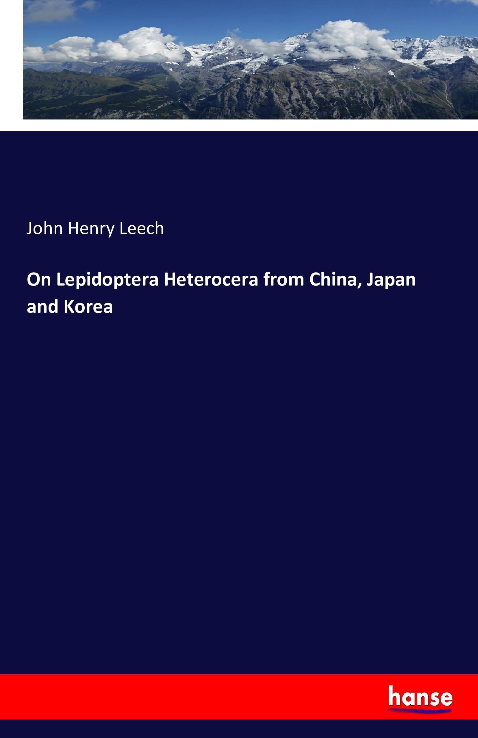 On Lepidoptera Heterocera from China, Japan and Korea