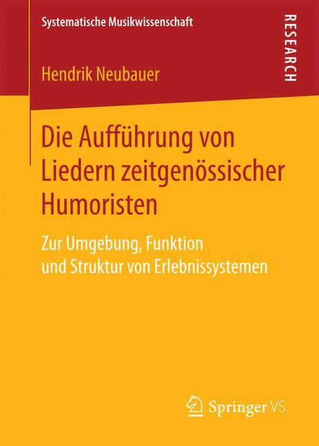 Die Aufführung von Liedern zeitgenössischer Humoristen