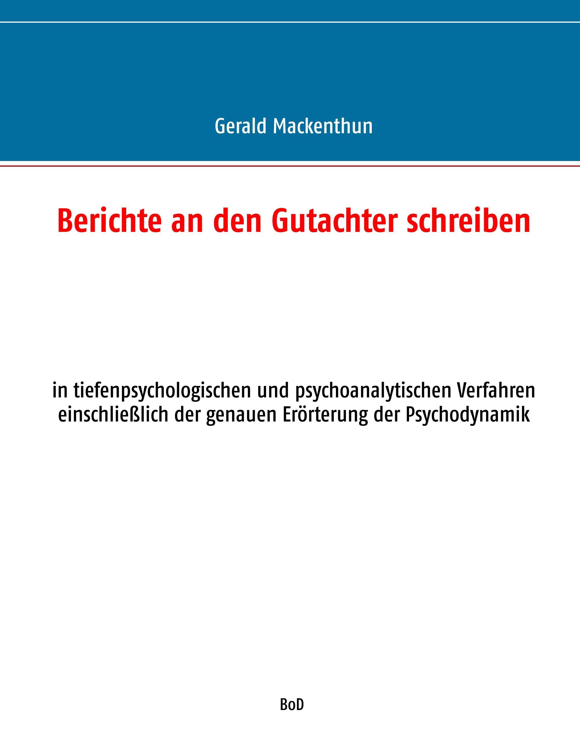 Berichte an den Gutachter schreiben