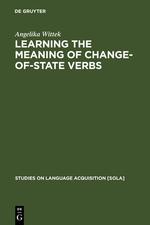 Learning the meaning of change-of-state verbs