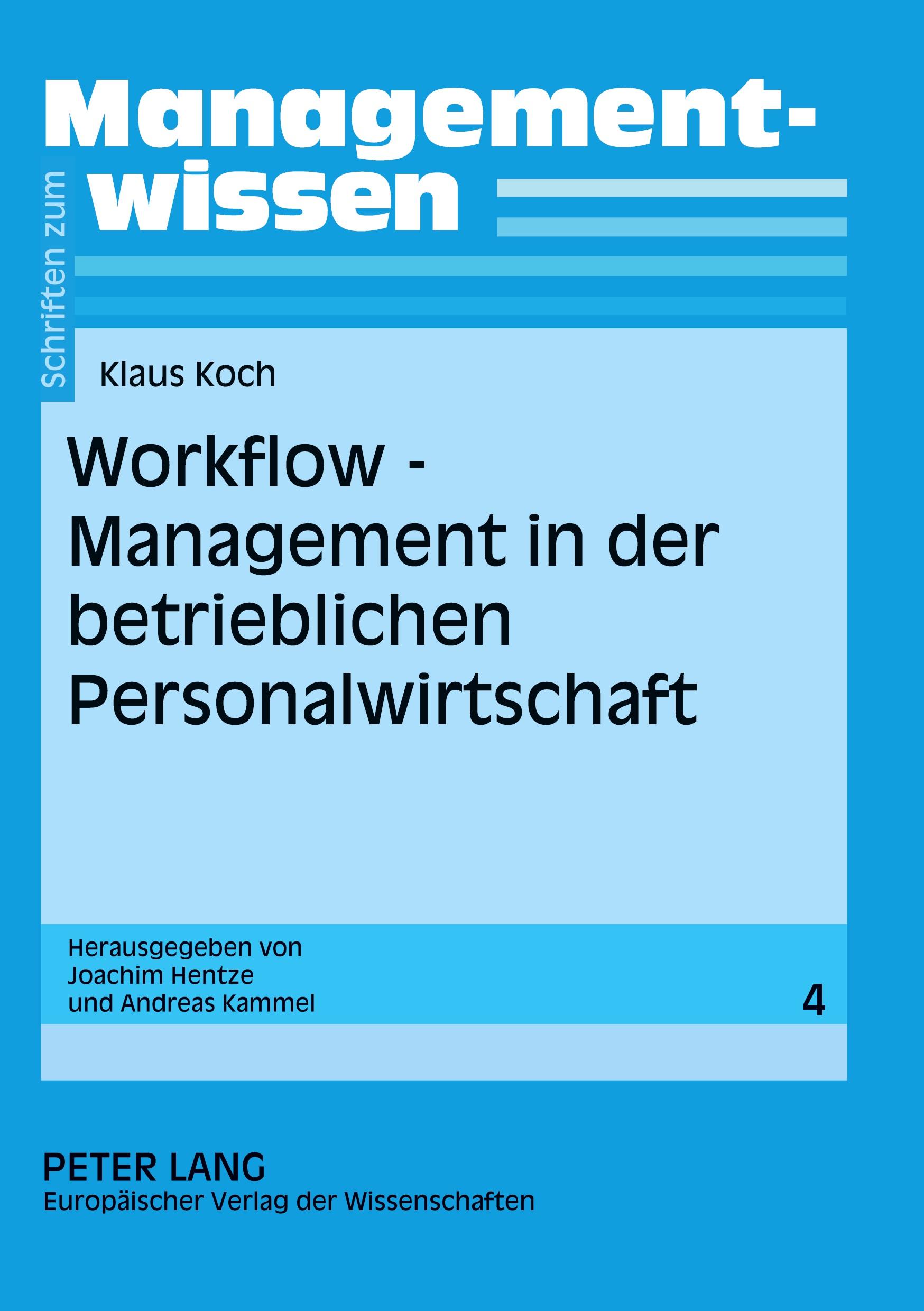 Workflow-Management in der betrieblichen Personalwirtschaft