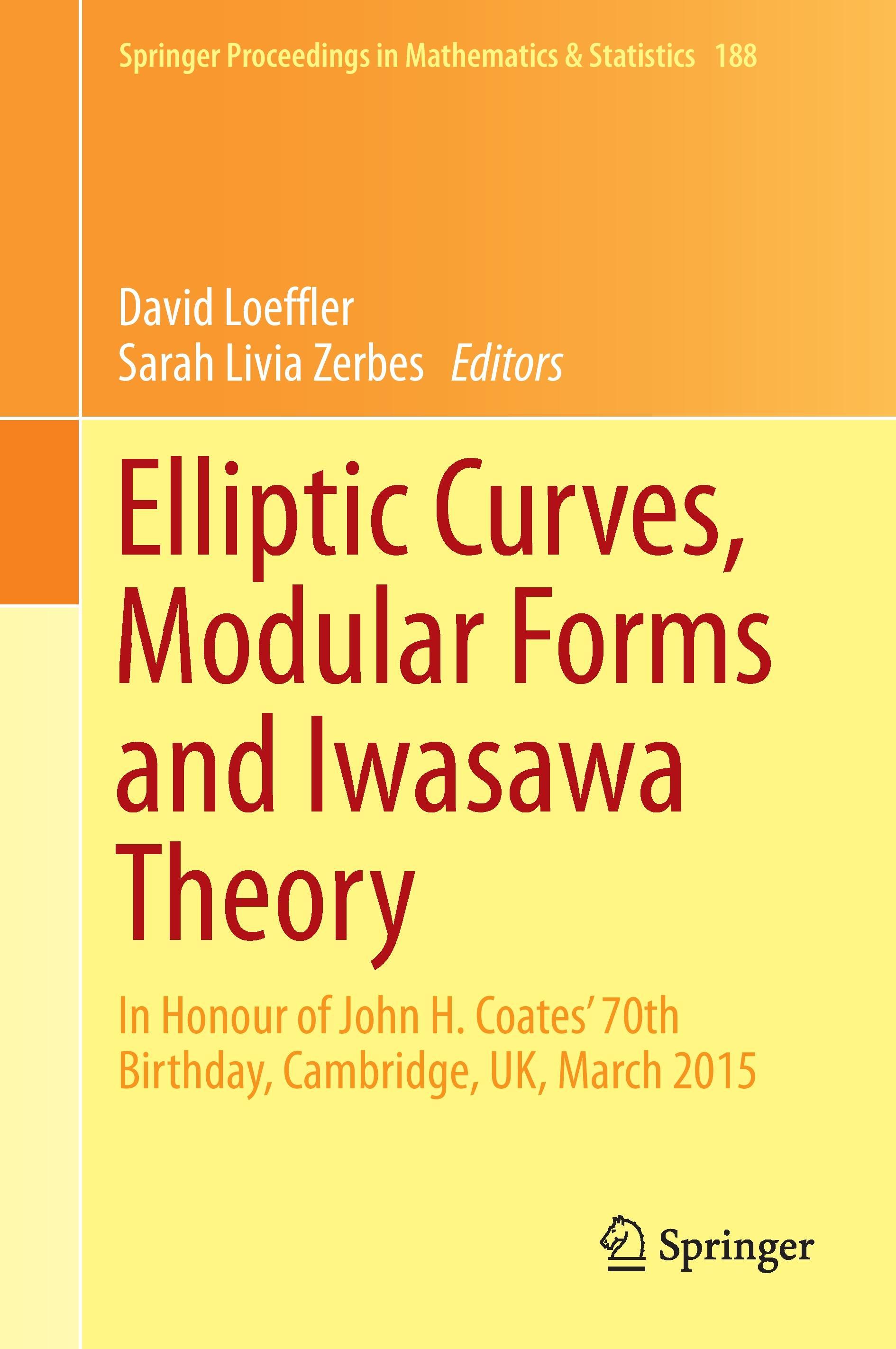 Elliptic Curves, Modular Forms and Iwasawa Theory