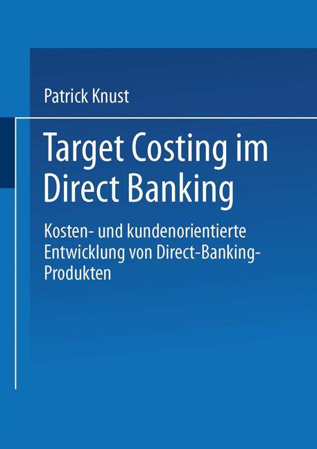 Target Costing im Direct Banking