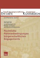 Rechtliche Rahmenbedingungen bürgerschaftlichen Engagements