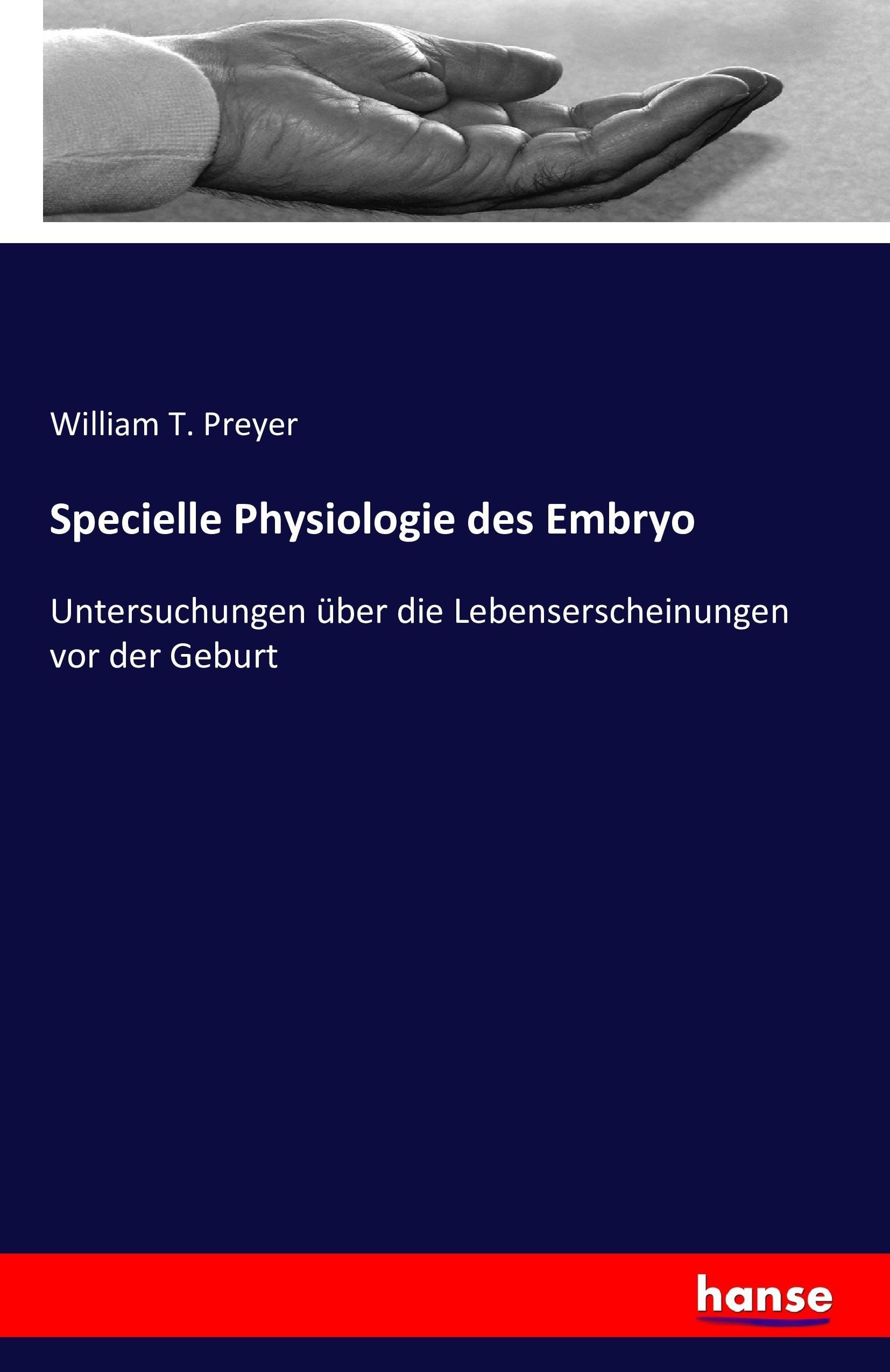 Specielle Physiologie des Embryo