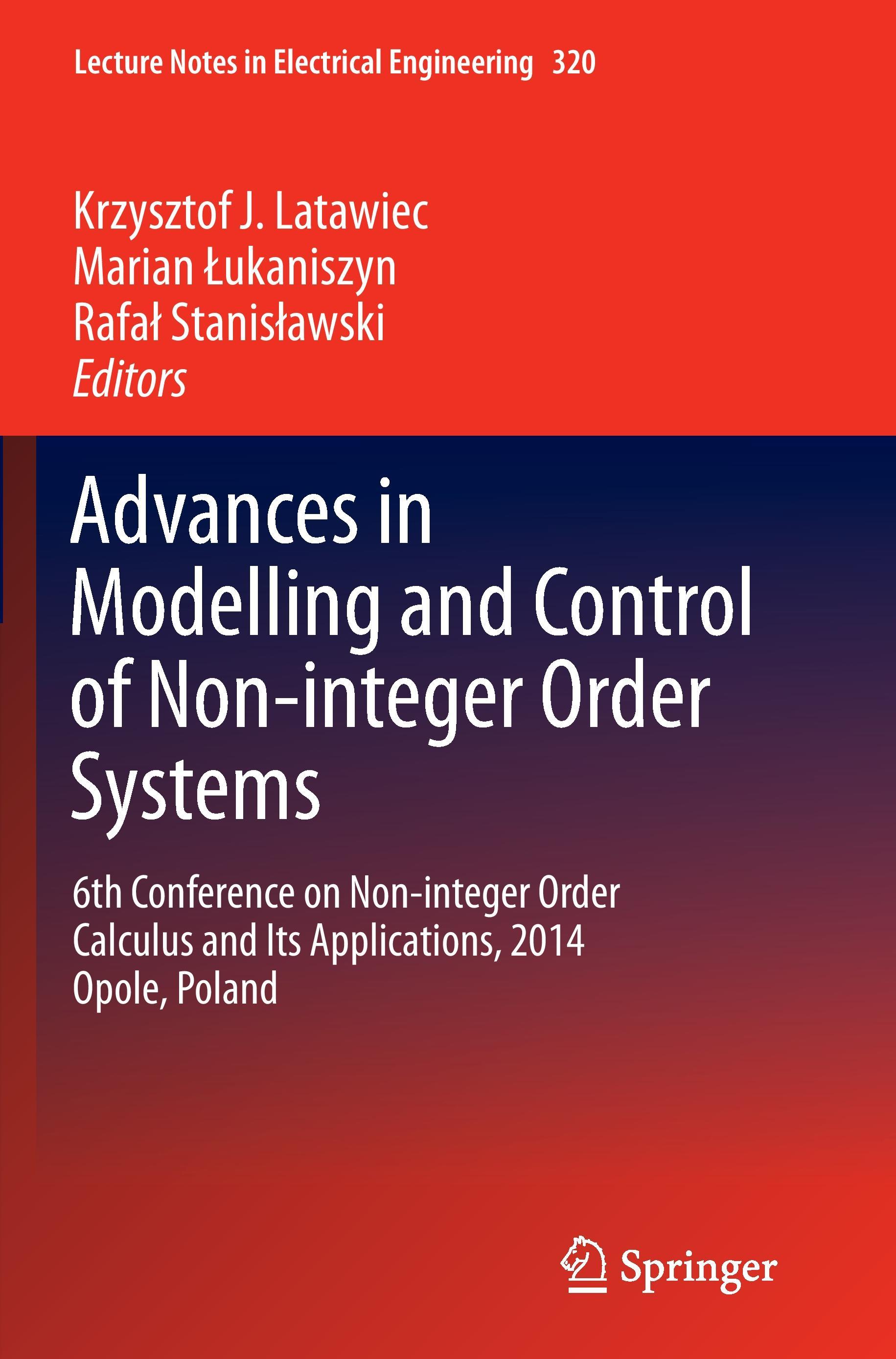 Advances in Modelling and Control of Non-integer-Order Systems