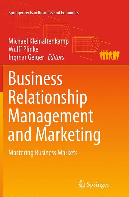 Business Relationship Management and Marketing