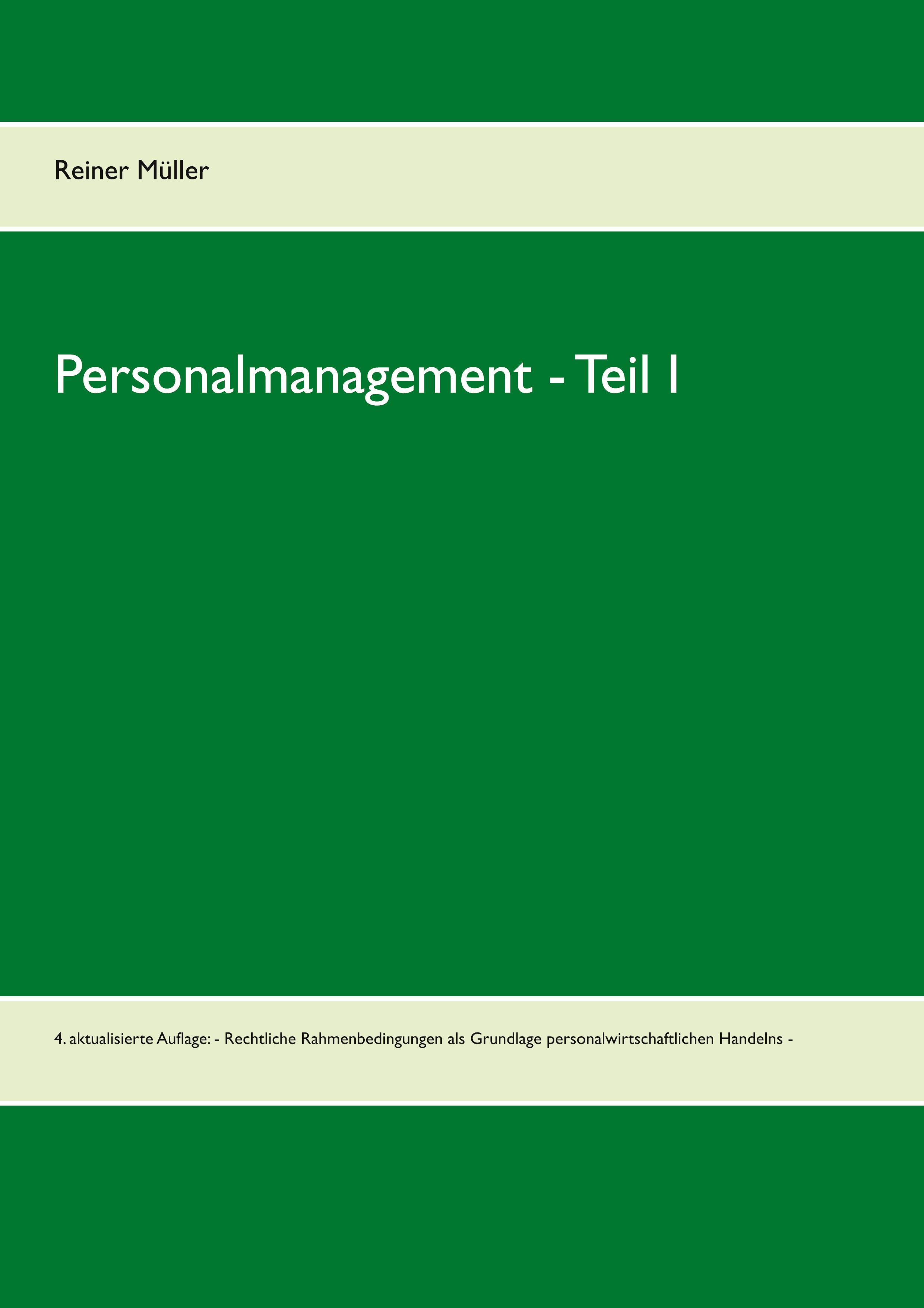 Personalmanagement  - Teil I