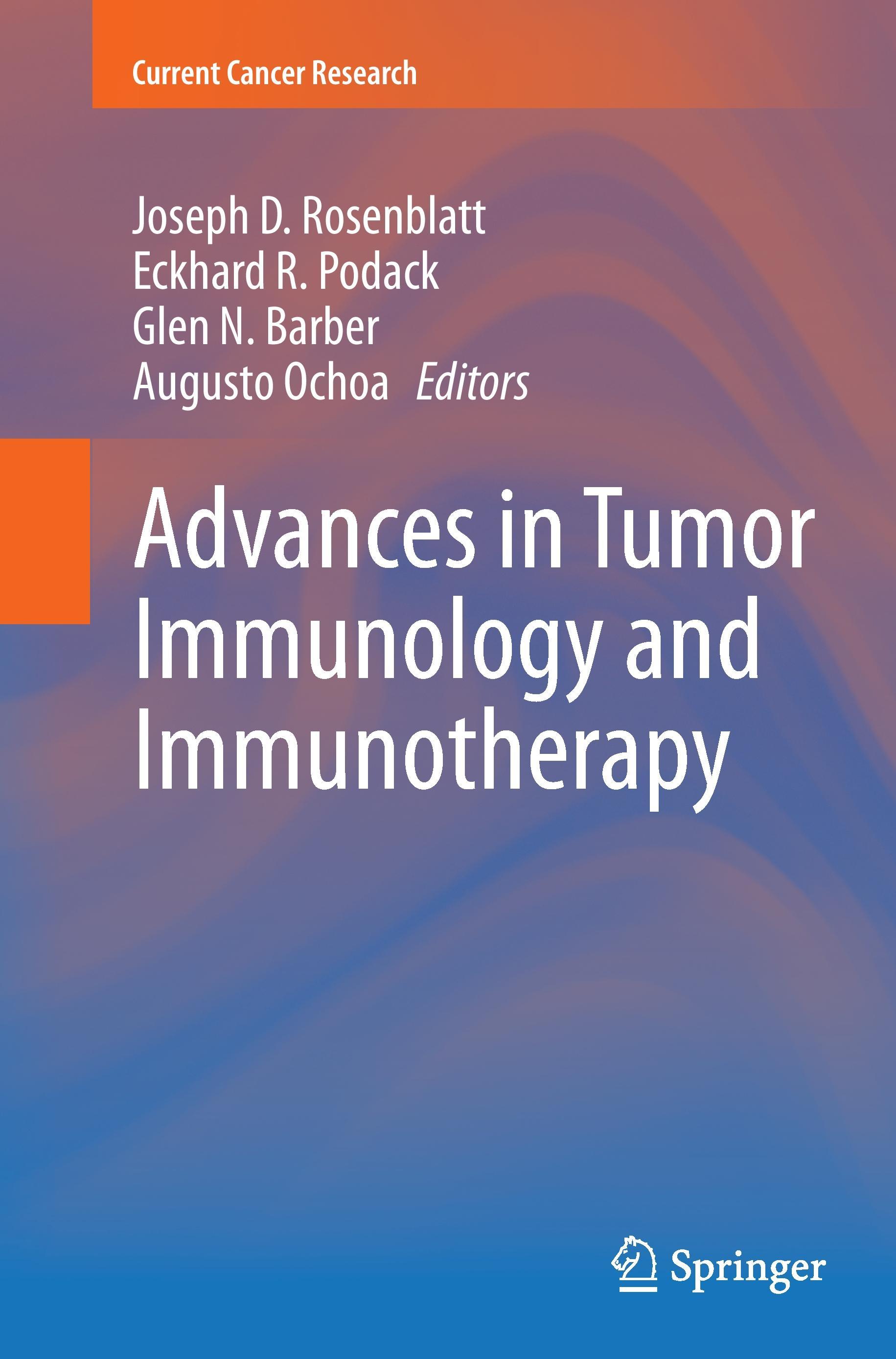 Advances in Tumor Immunology and Immunotherapy