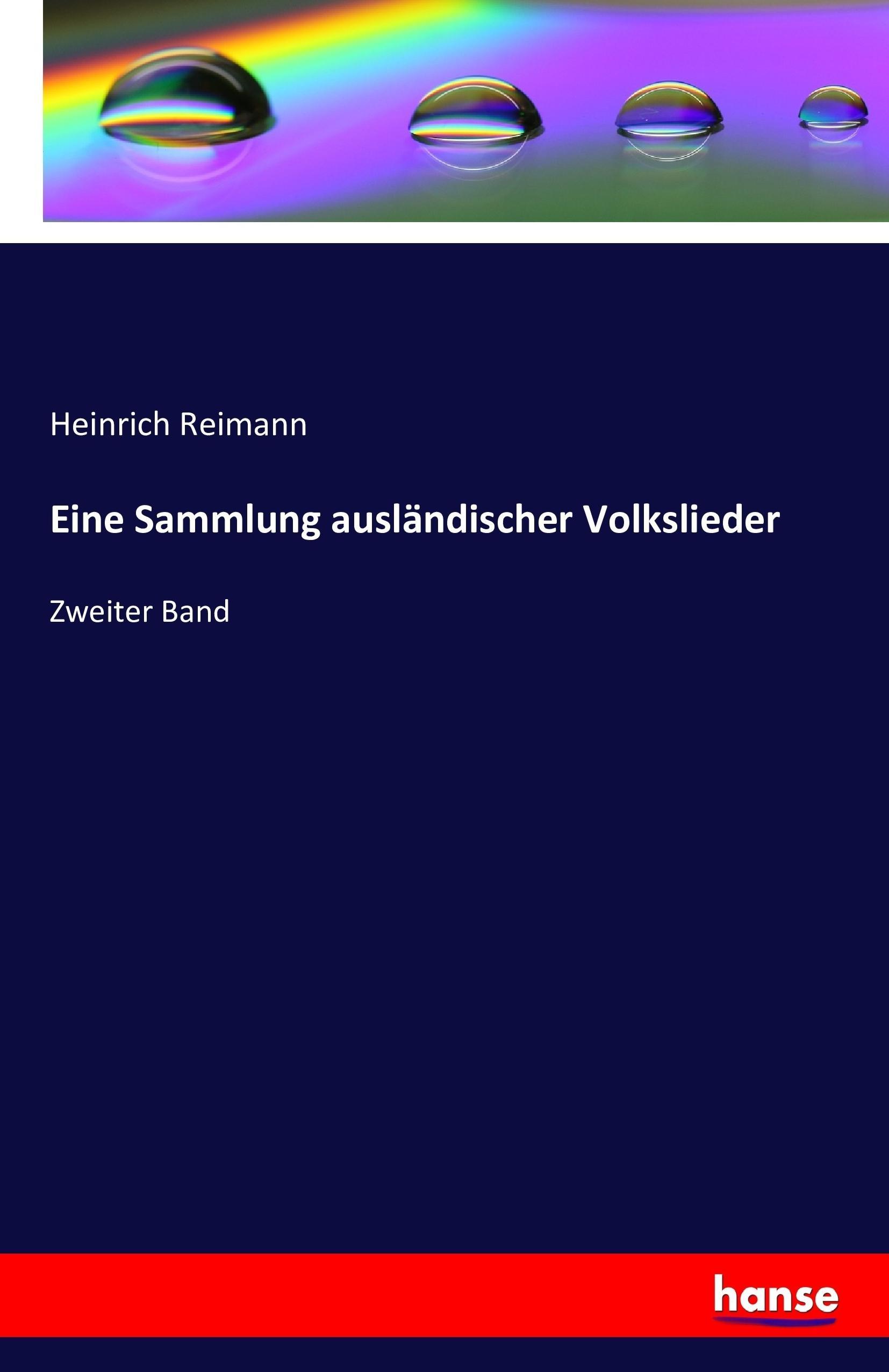 Eine Sammlung ausländischer Volkslieder