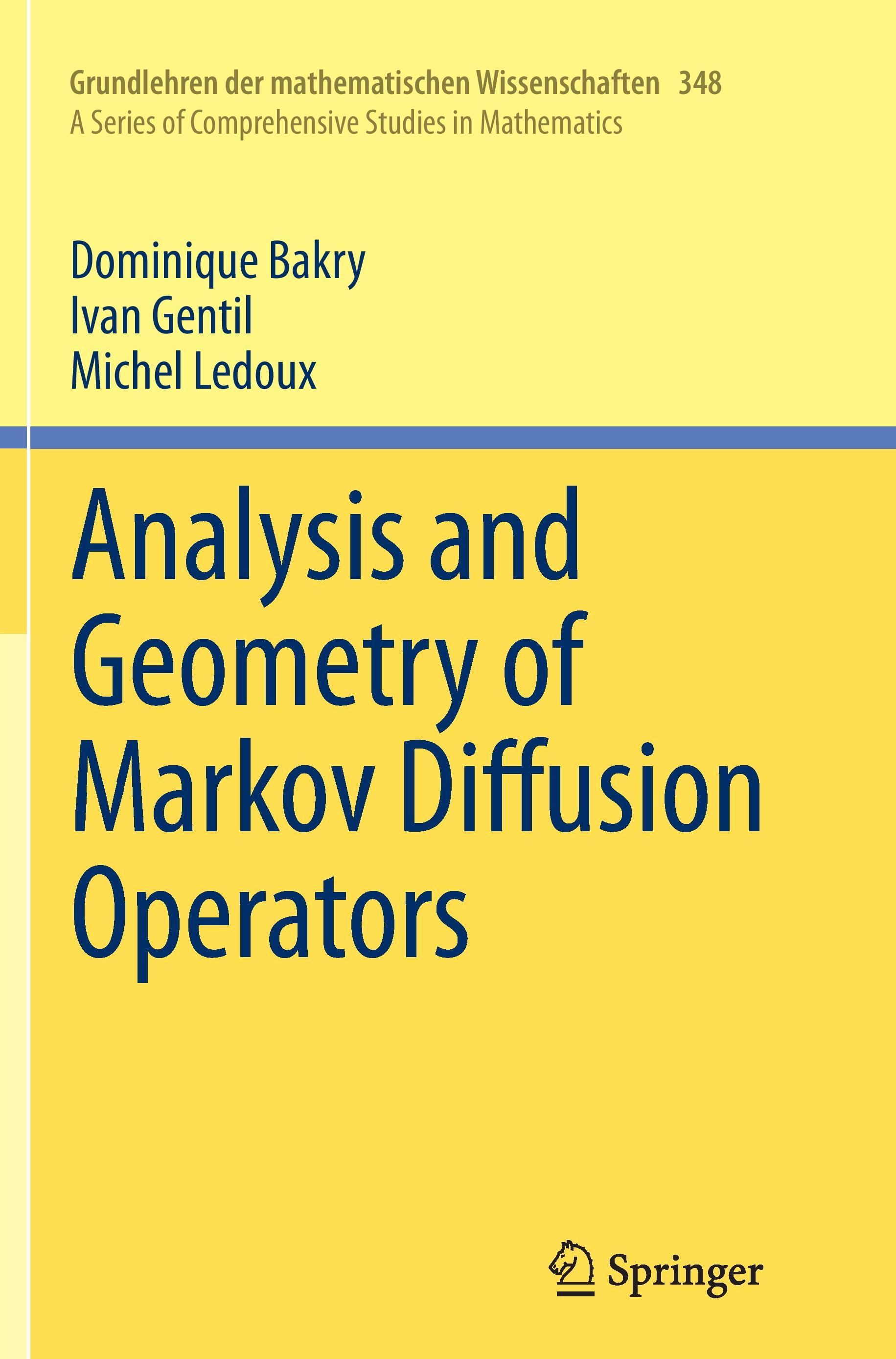 Analysis and Geometry of Markov Diffusion Operators