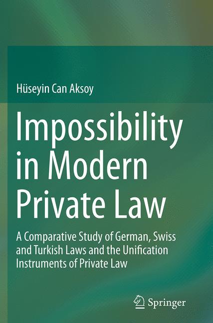 Impossibility in Modern Private Law