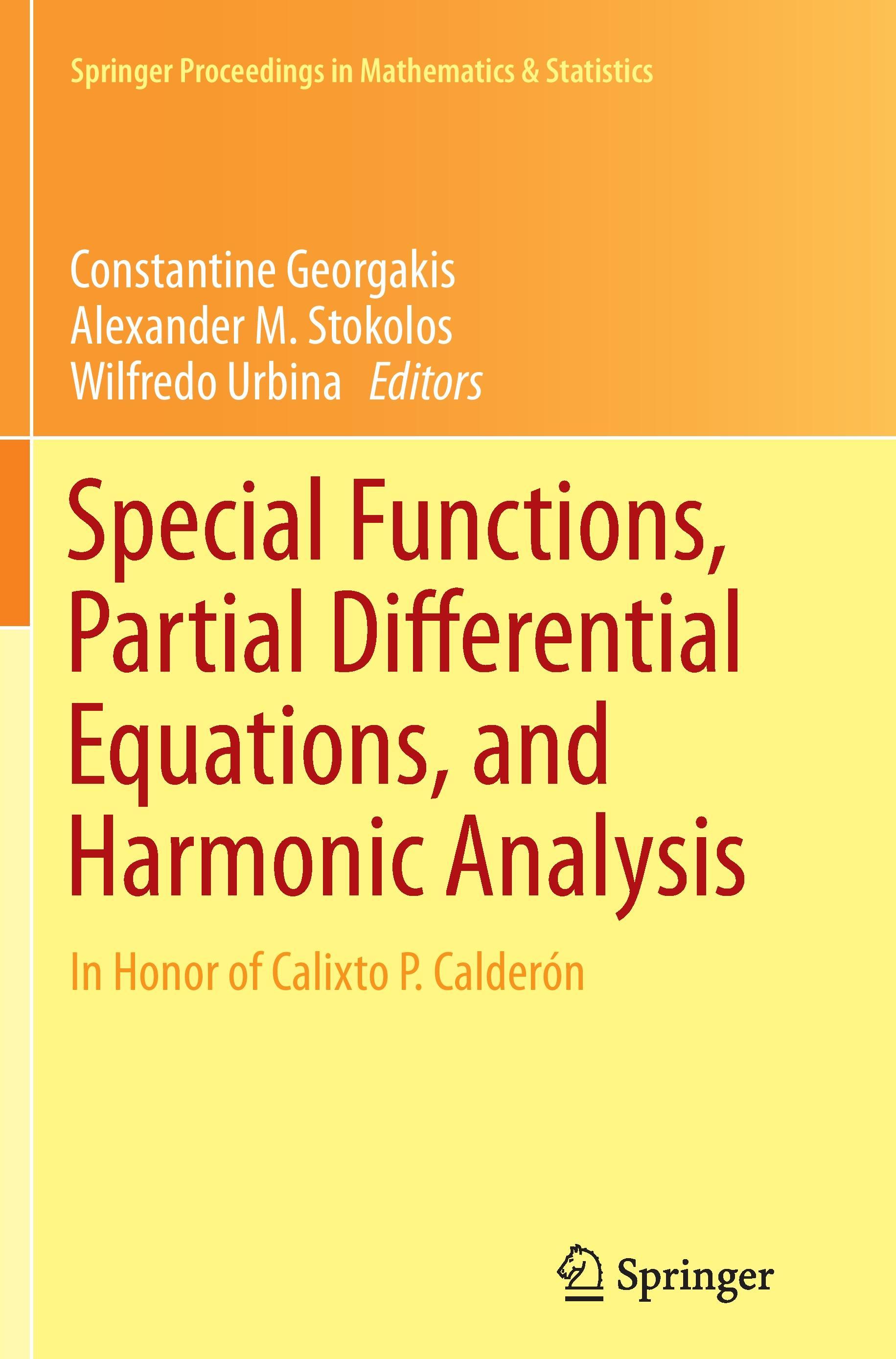 Special Functions, Partial Differential Equations, and Harmonic Analysis