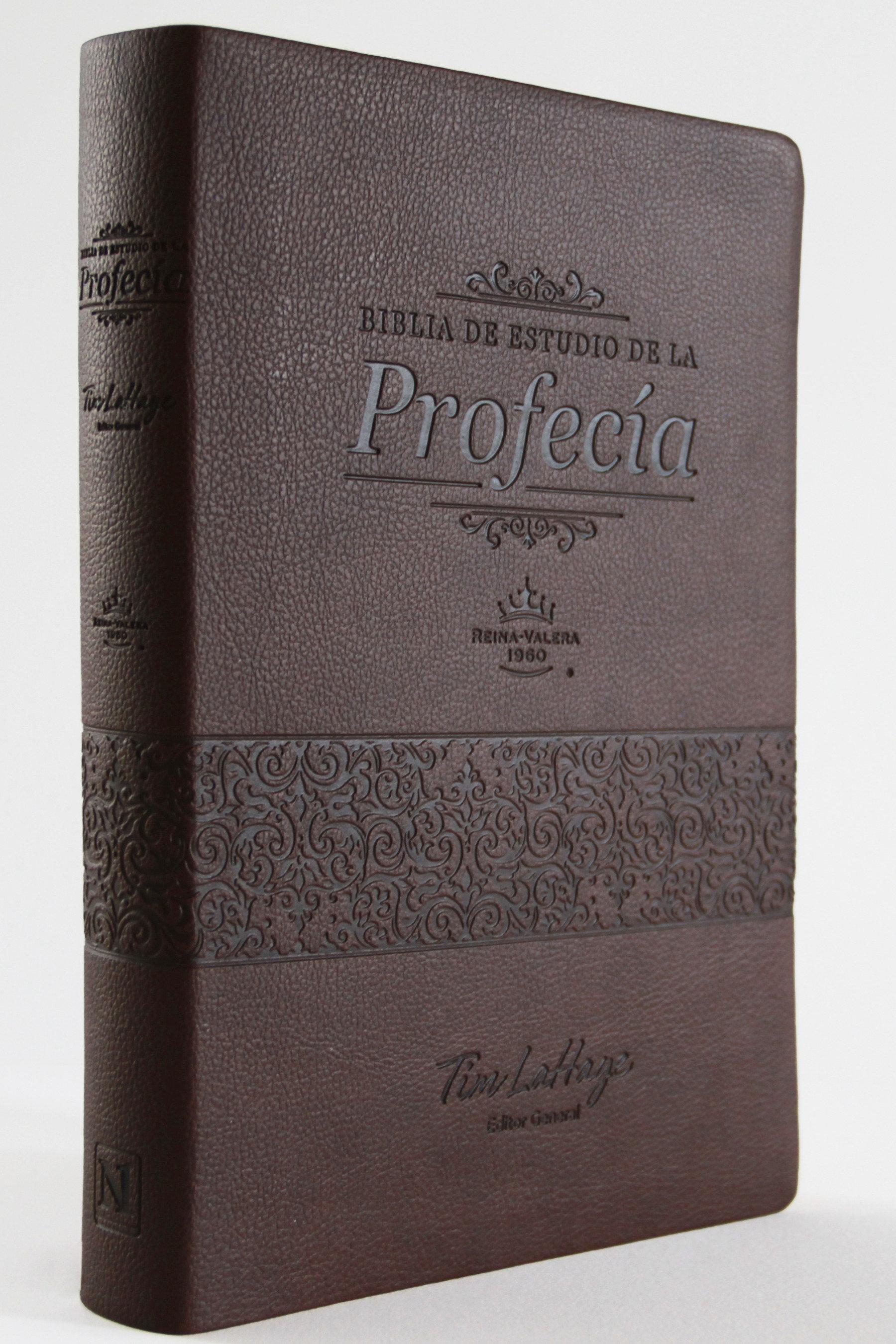 Rvr 1960 Biblia de Estudio de la Profecía Color Marrón Con Índice / Prophecy Stu Dy Bible Brown Imitation Leather with Index