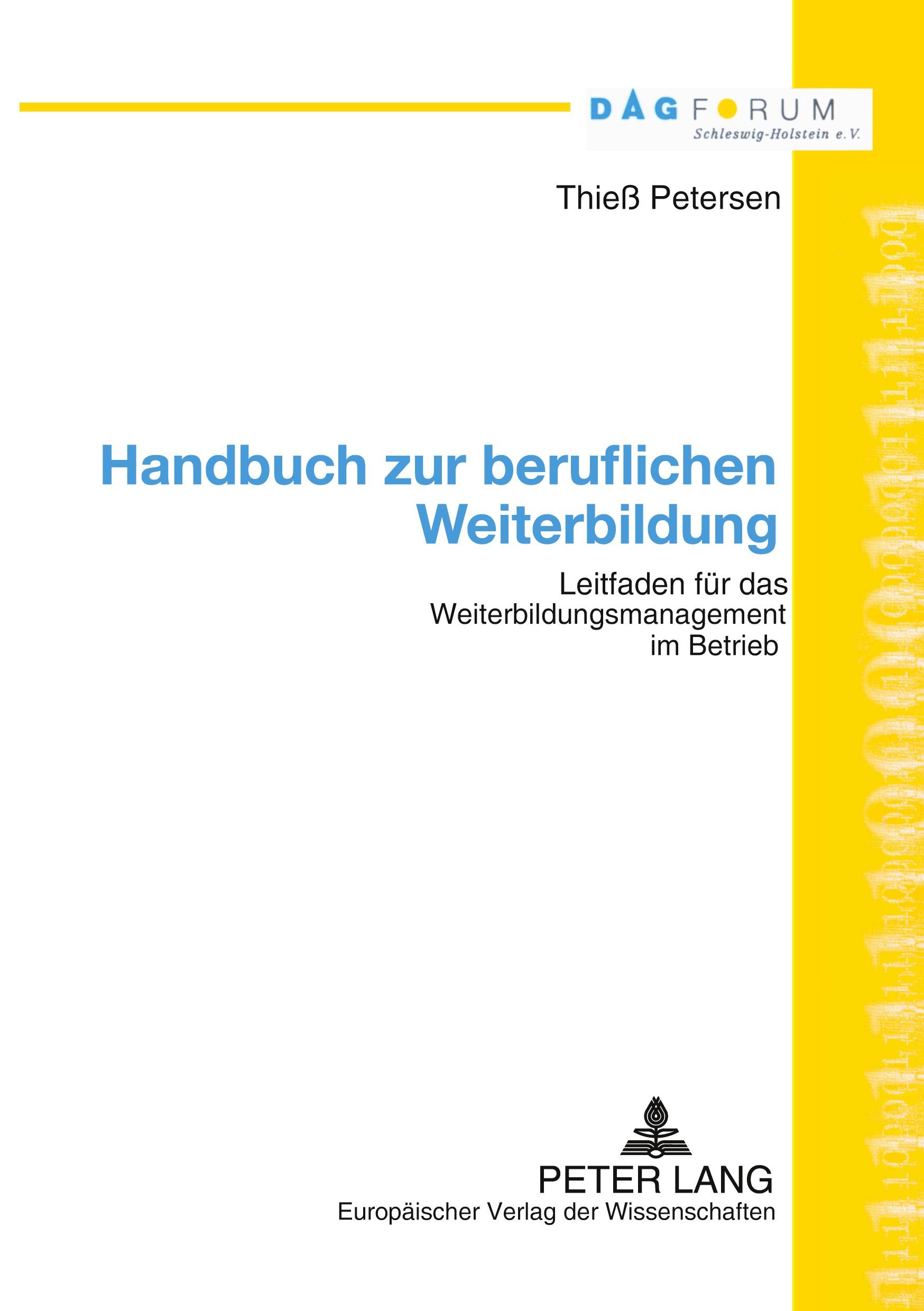 Handbuch zur beruflichen Weiterbildung