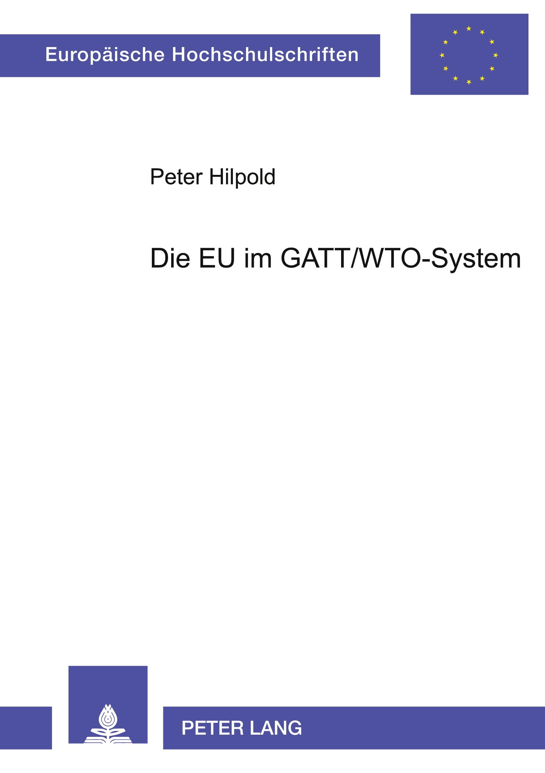 Die EU im GATT/WTO-System