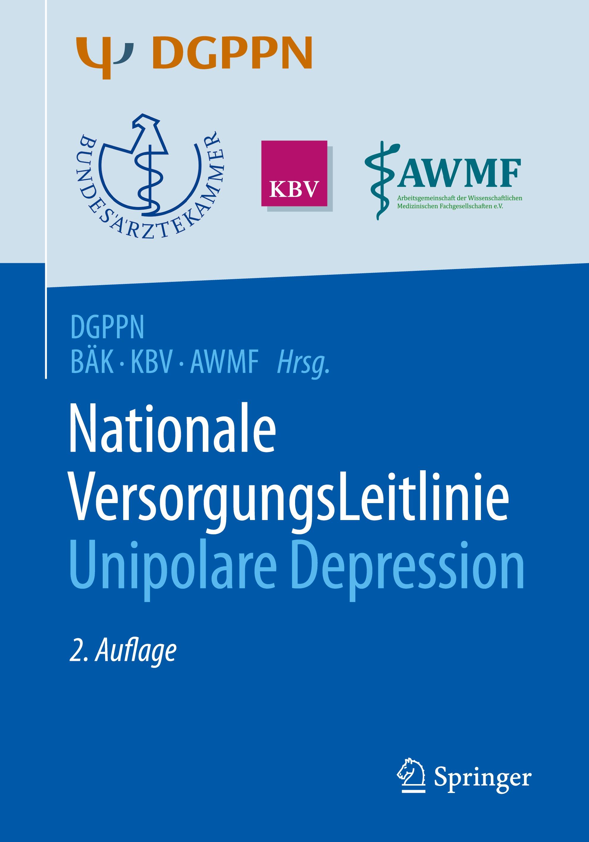 S3-Leitlinie/Nationale VersorgungsLeitlinie Unipolare Depression