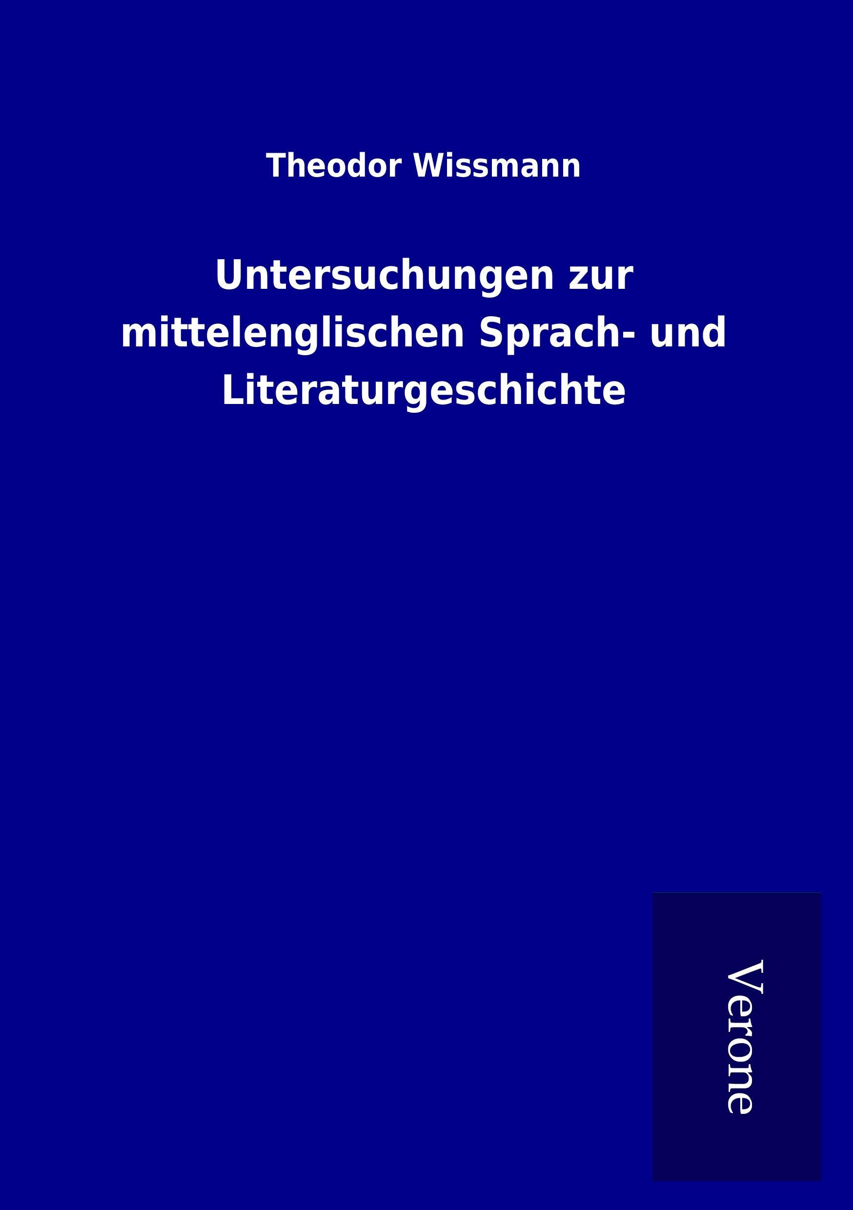 Untersuchungen zur mittelenglischen Sprach- und Literaturgeschichte