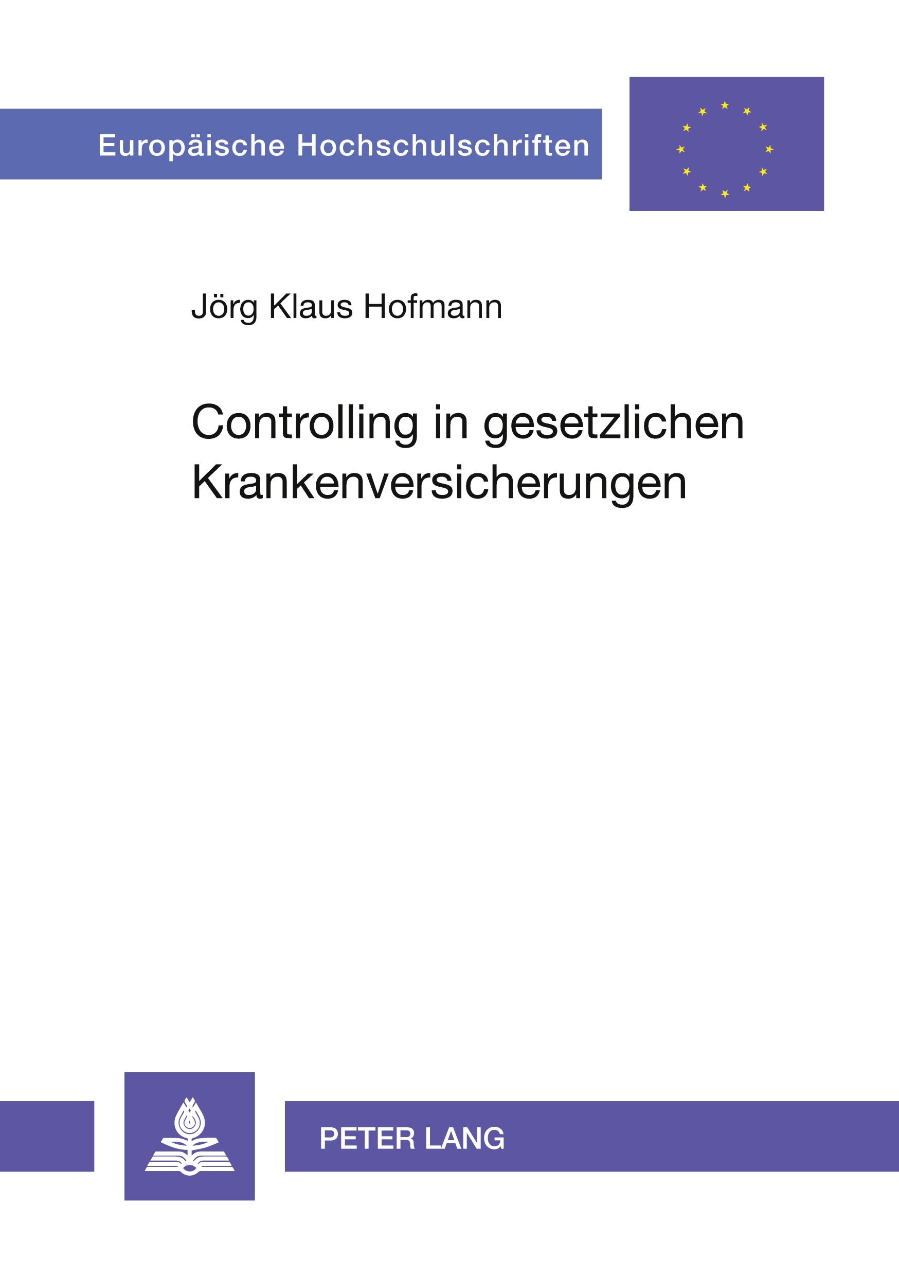 Controlling in gesetzlichen Krankenversicherungen