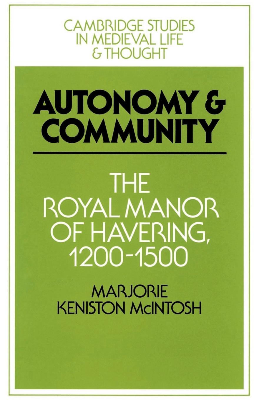 Autonomy and Community